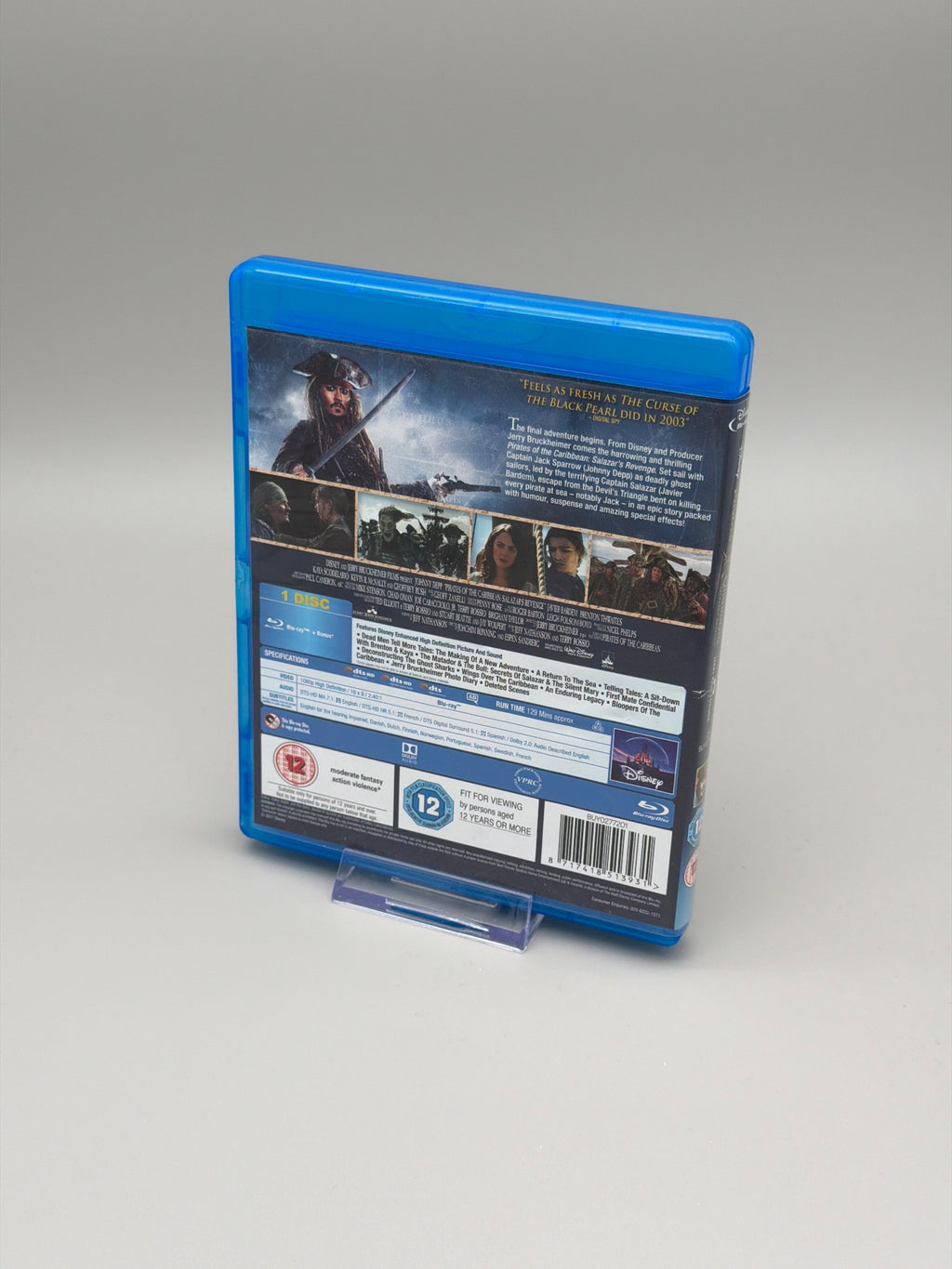 Pirates of the Caribbean: Salazars Revenge [Blu-ray] [2017]