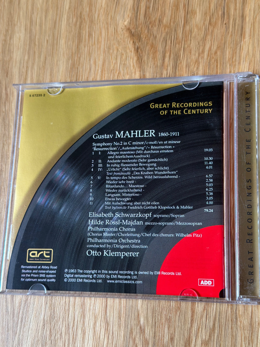 Mahler : Mahler: Symphony No 2