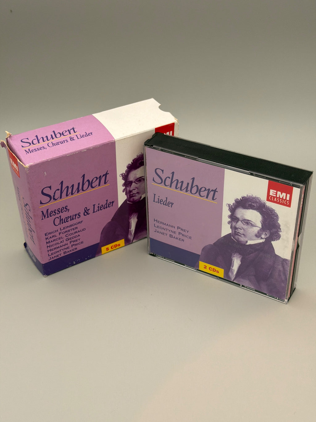Schubert(5cd Album Box Set)messes, Choeurs & Lieder-emi Classics CD