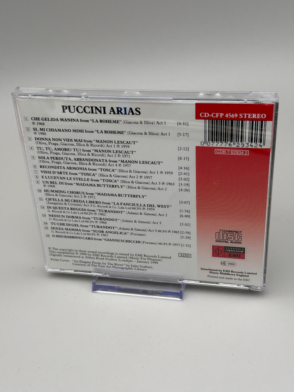 Giacomo Puccini - Puccini Arias