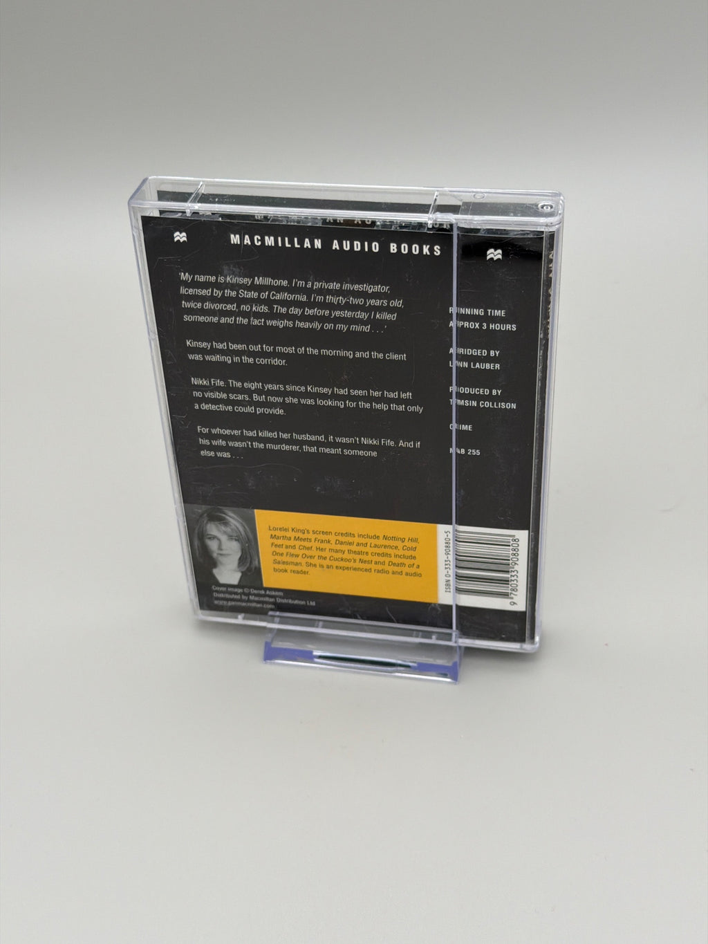A Is For Alibi Sue Grafton 2 Cassette Audio Book Lorelei King Kinsey Milhone