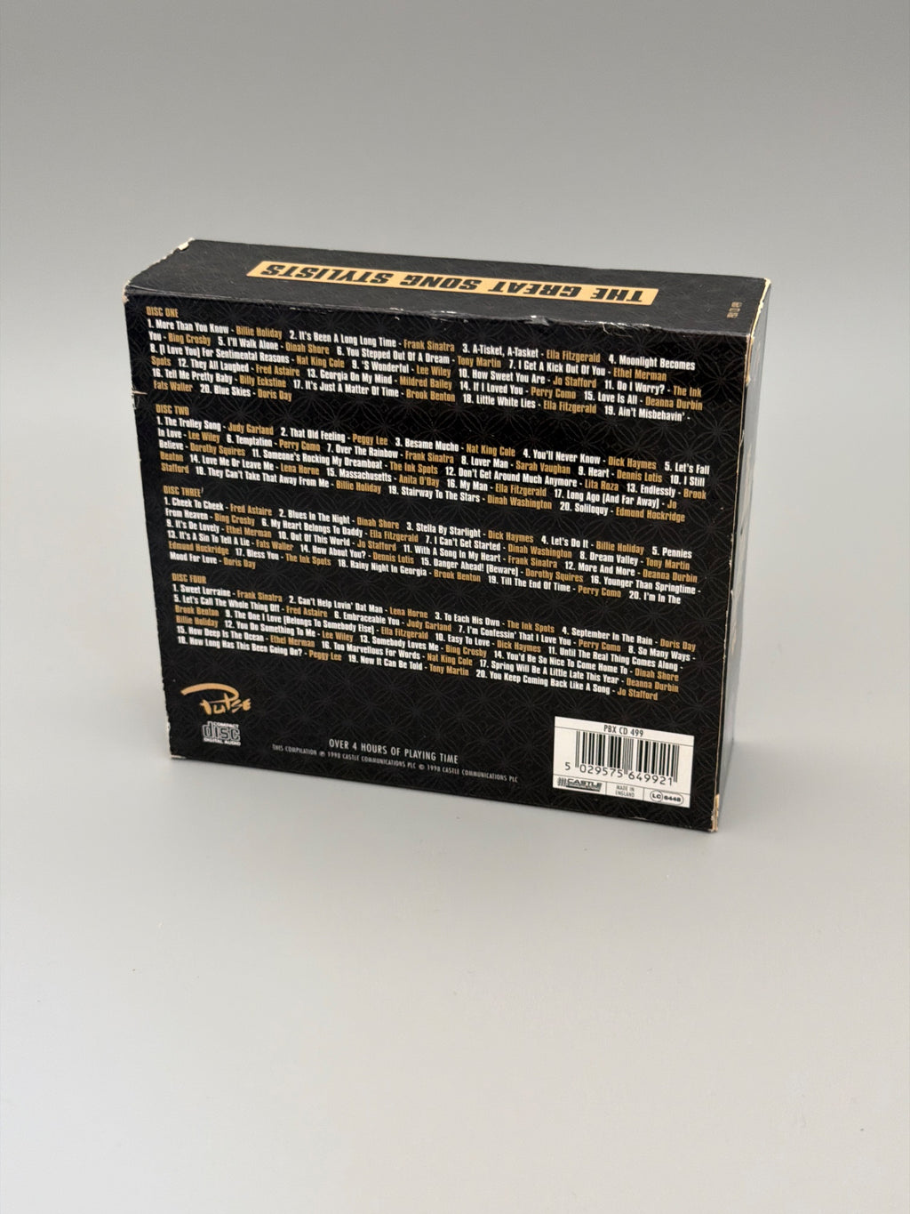 The Great Song Stylists, Various Artists, Very Good Box Set