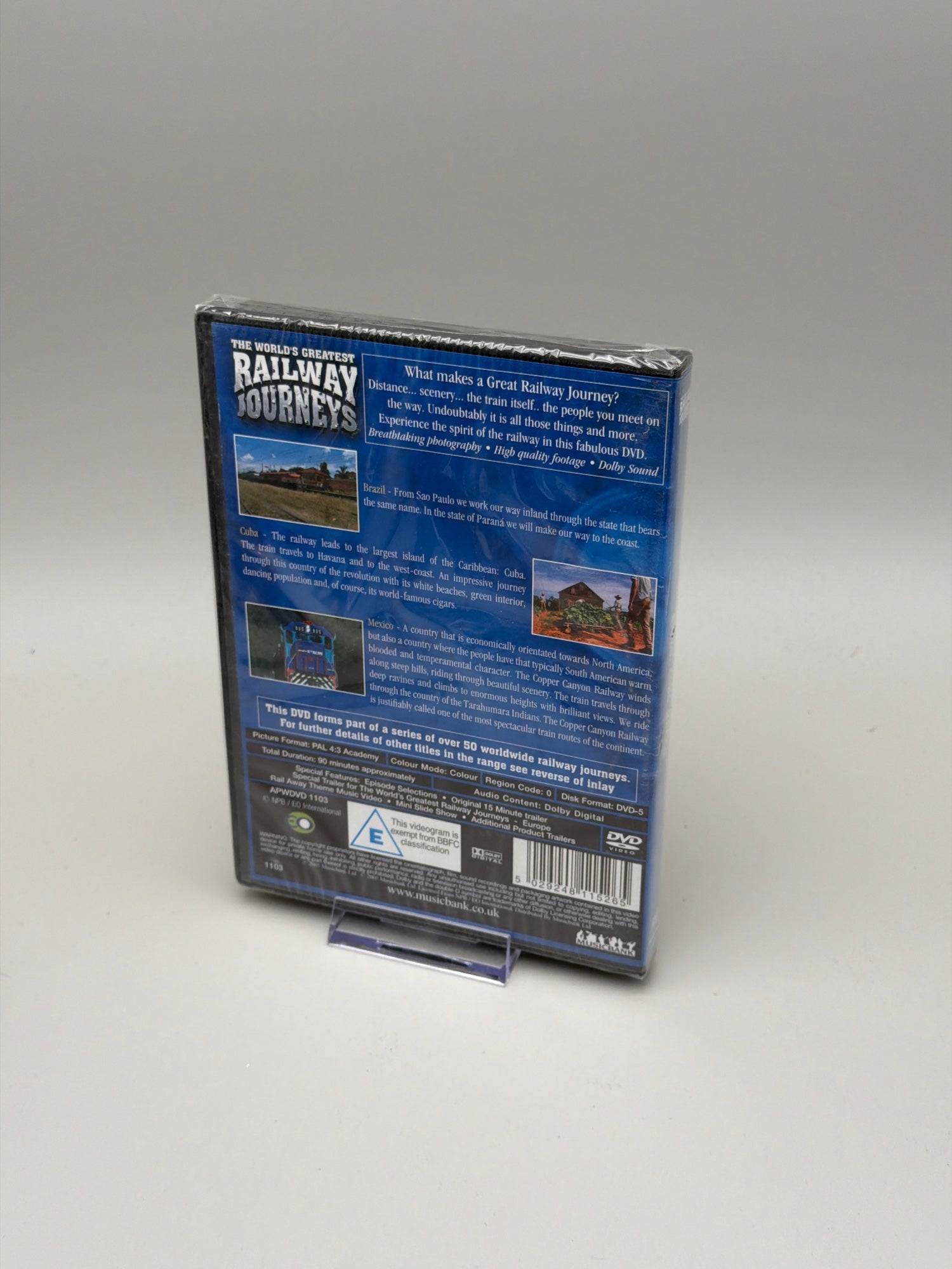 The World's Greatest Railway Journeys - Brazil / Cuba / Mexico - (dvd),