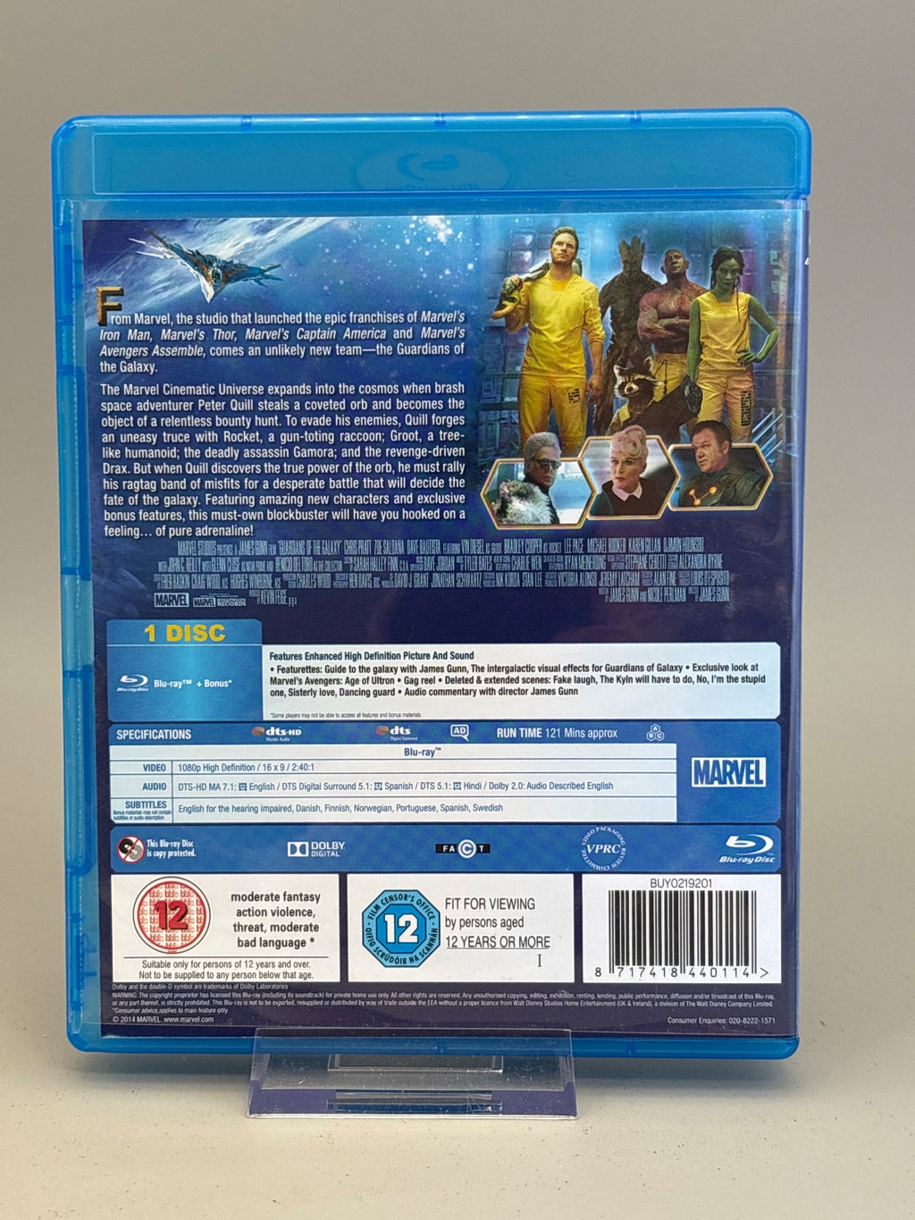 Guardians Of The Galaxy (Blu Ray)