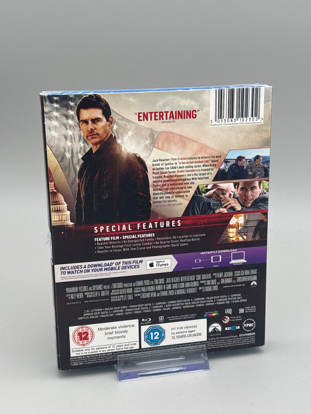 Jack Reacher - Never Go Back - Blu Ray