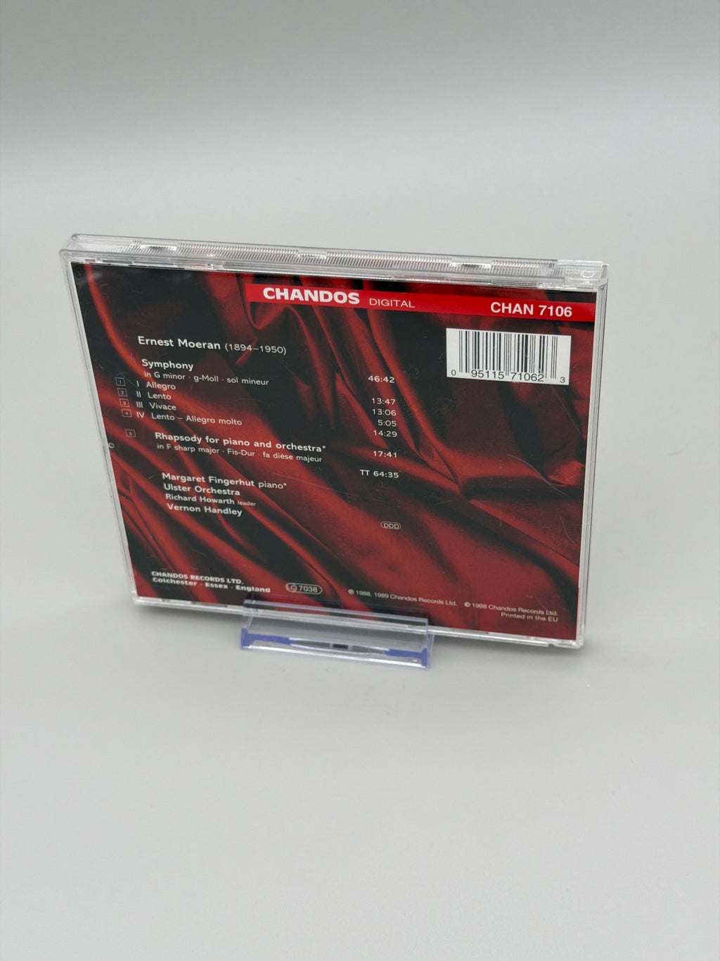 Ernest Moeran - Moeran: Symphony In Minor / Rhapsody For Piano And Orchestra