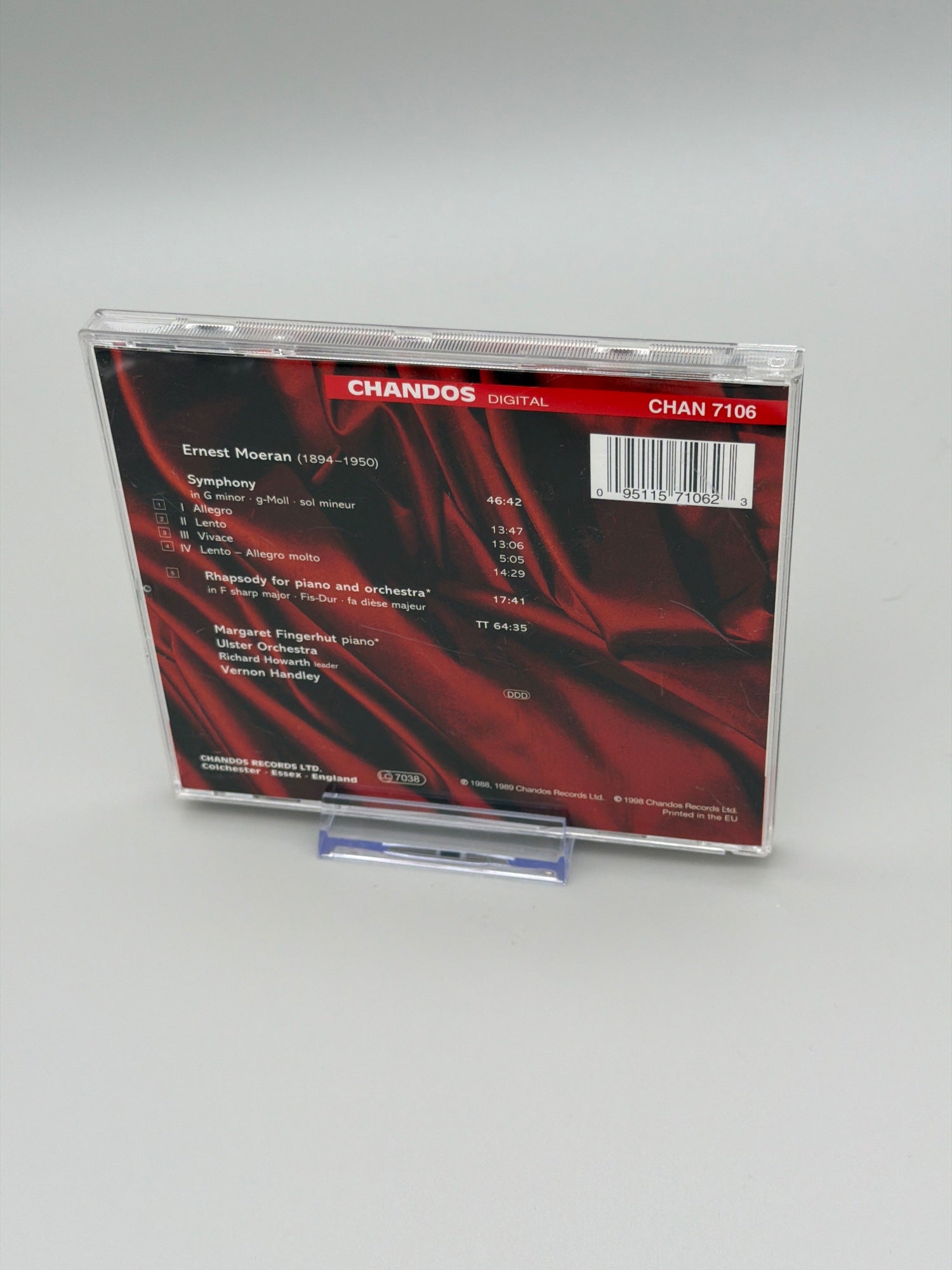 Ernest Moeran - Moeran: Symphony In Minor / Rhapsody For Piano And Orchestra