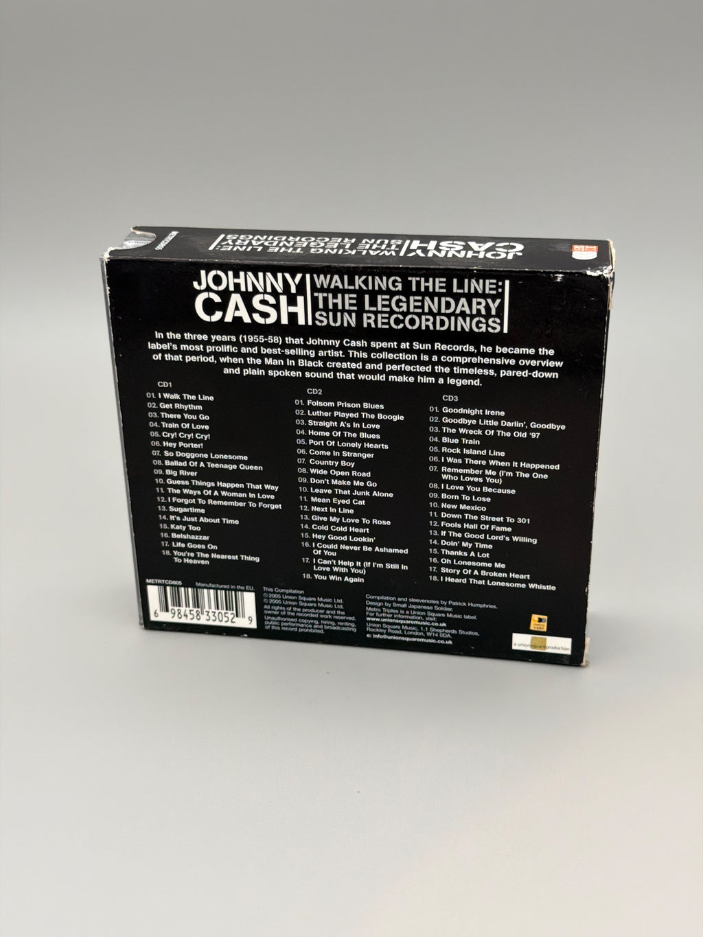 Johnny Cash - Walking The Line: The Legendary Sun Recordings (3CD) [CD]