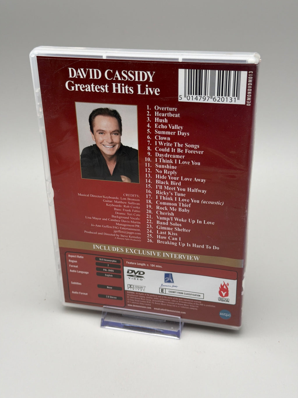 David Cassidy - Greatest Hits Live [dvd].