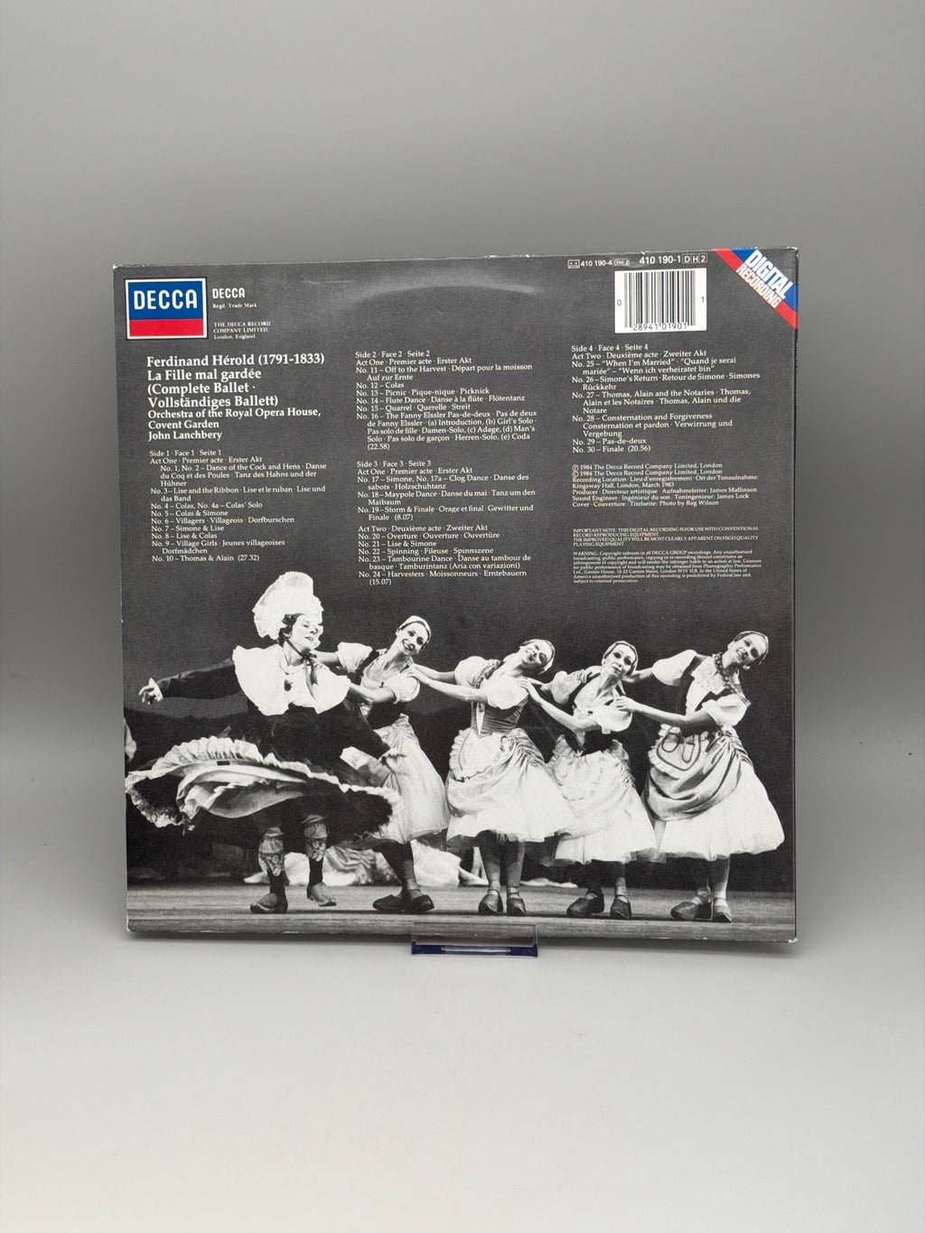 John Lanchbery/la Fille Mal Gardee (LP)
