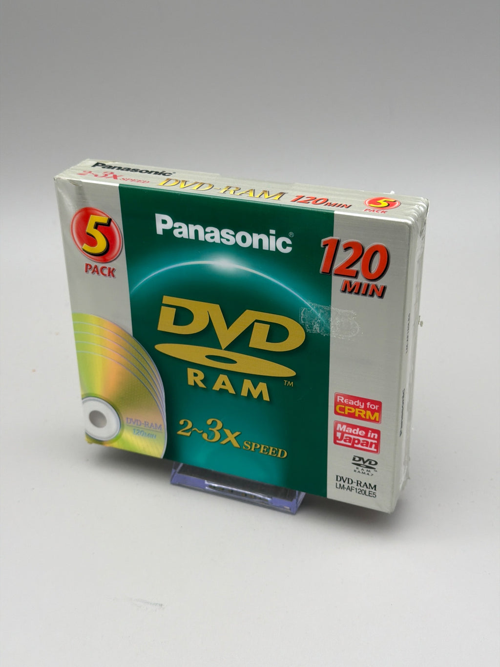 Brand Sealed Panasonic 5 Pack 120 Min - Japan Import