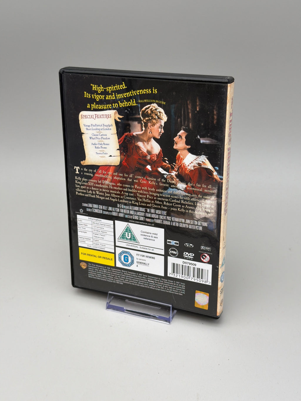 The Three Musketeers [dvd] [1948] (region 2)