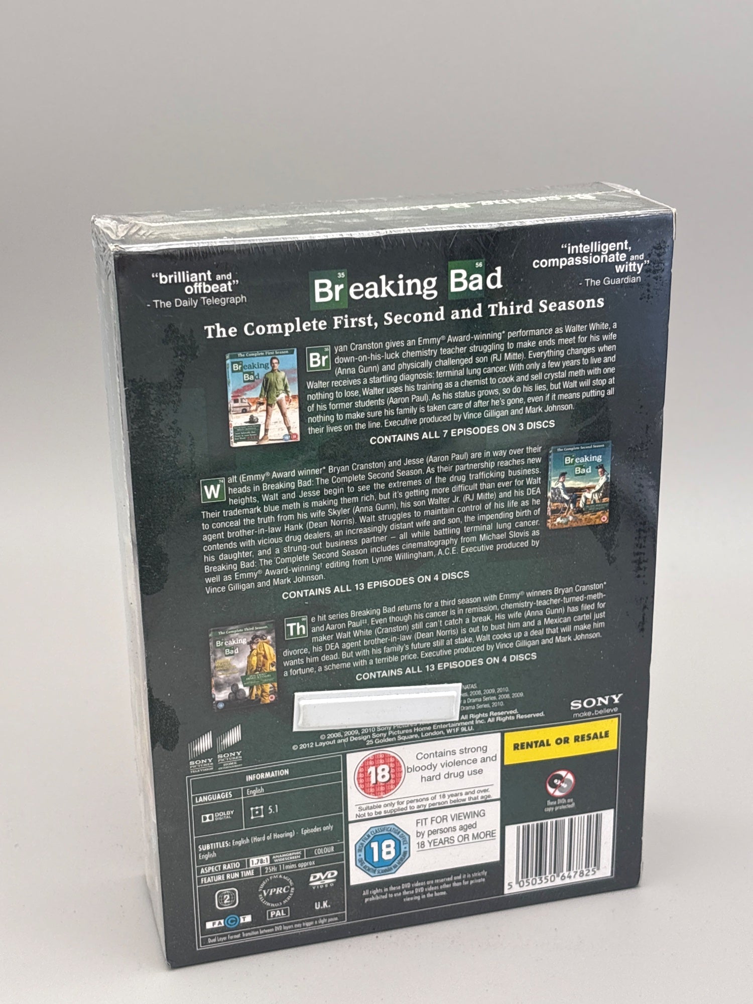 Breaking Bad 1-3 DVD Box Set