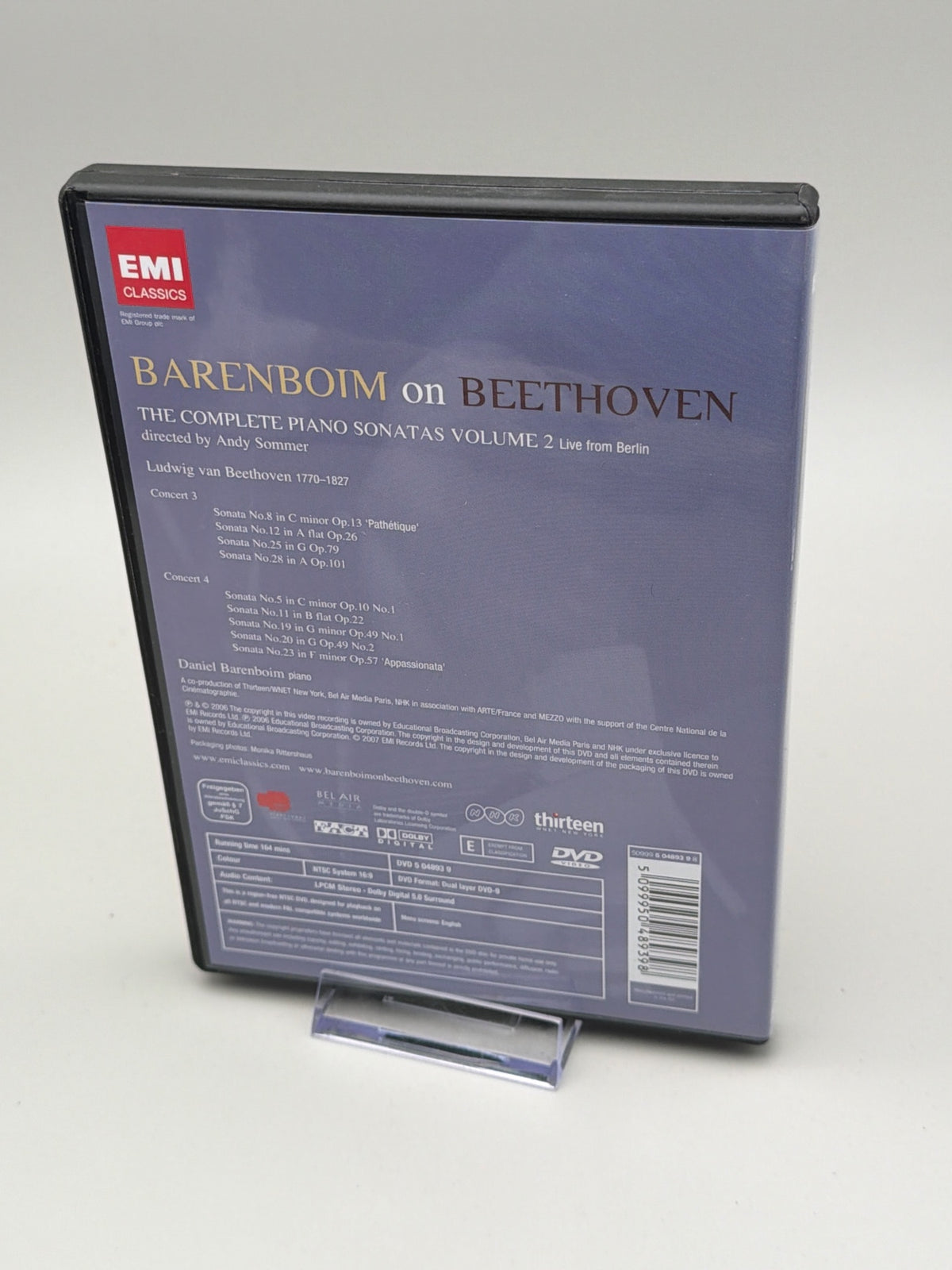 Daniel Barenboim: Beethoven - Sonatas Concerts 3 & 4 (DVD)