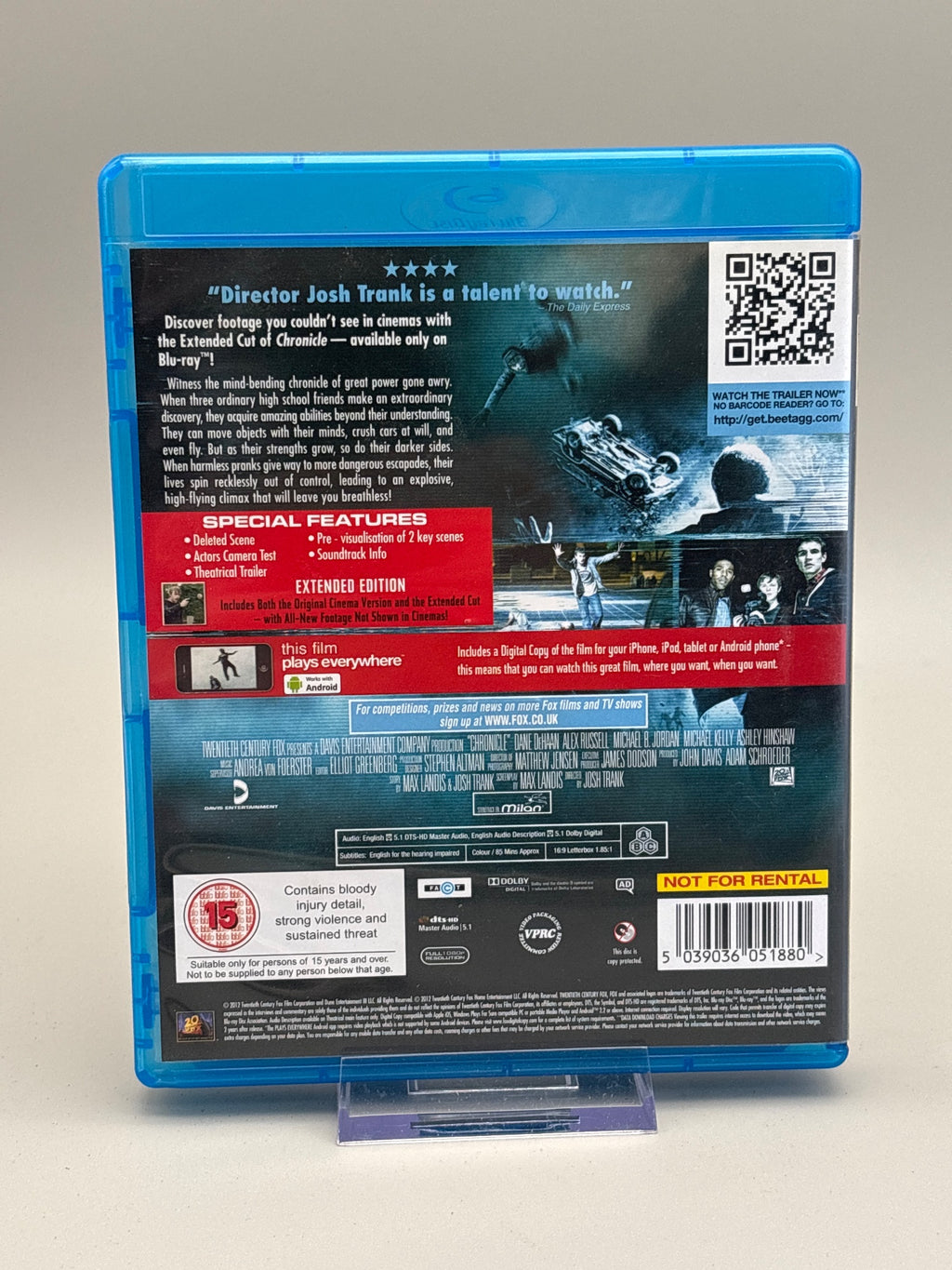 Chronicle: Extended Edition (blu-ray + Digital Copy)