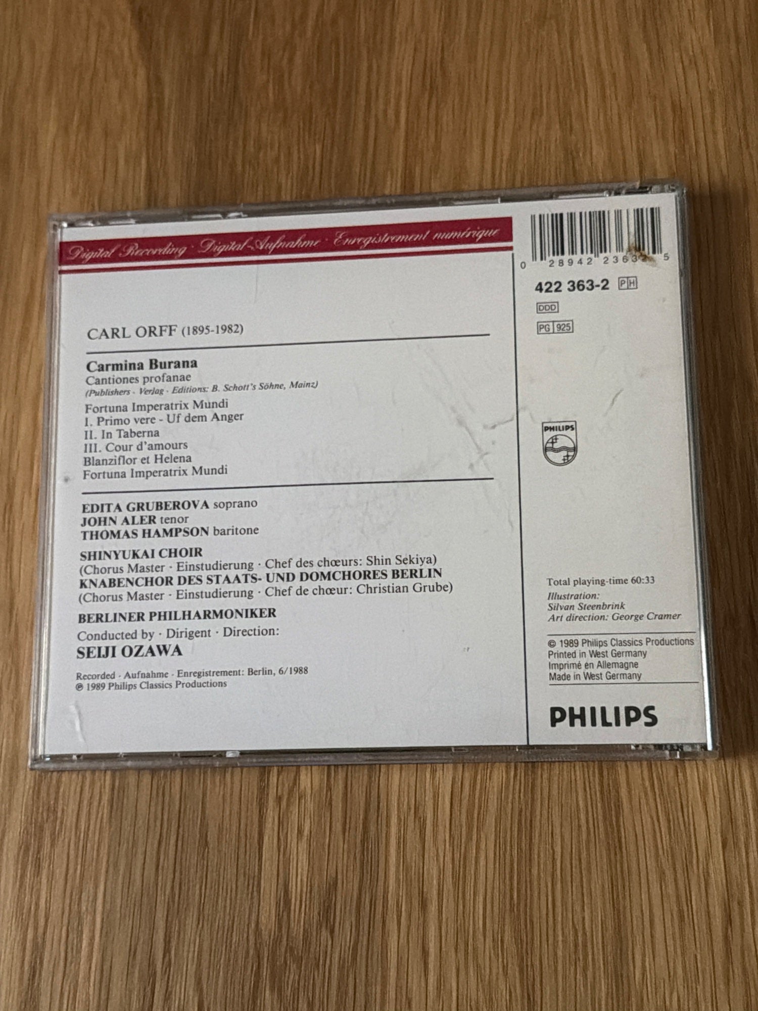 Orff: Carmina Burana / Ozawa, Gruberova, Aler, Hampson