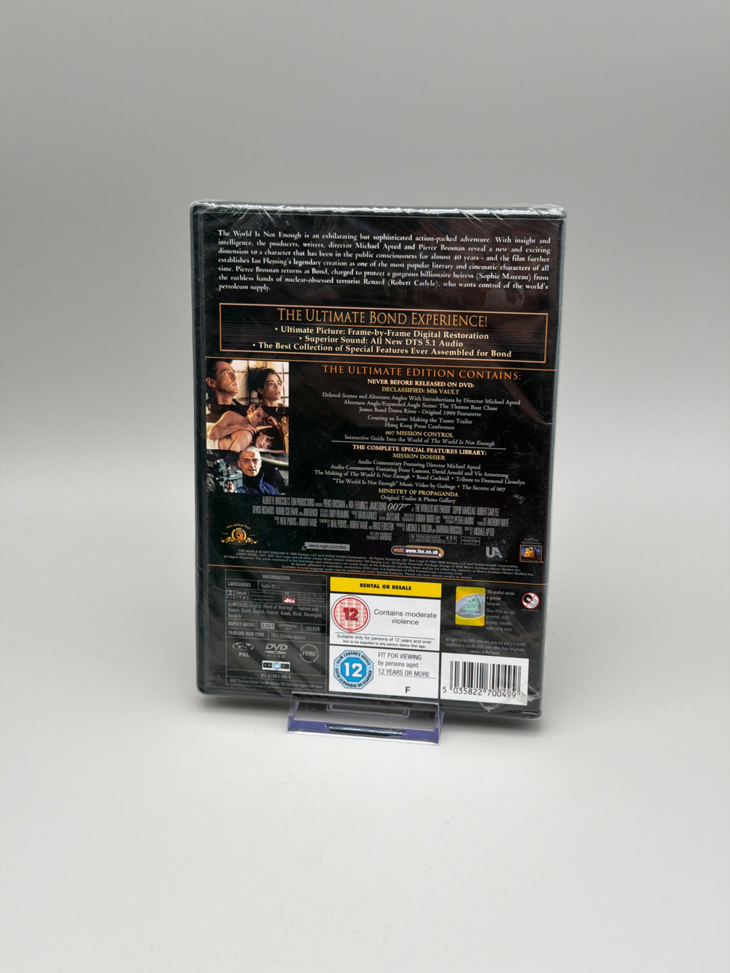 The World Is Not Enough - Ultimate Edition 2 disc DVD Set