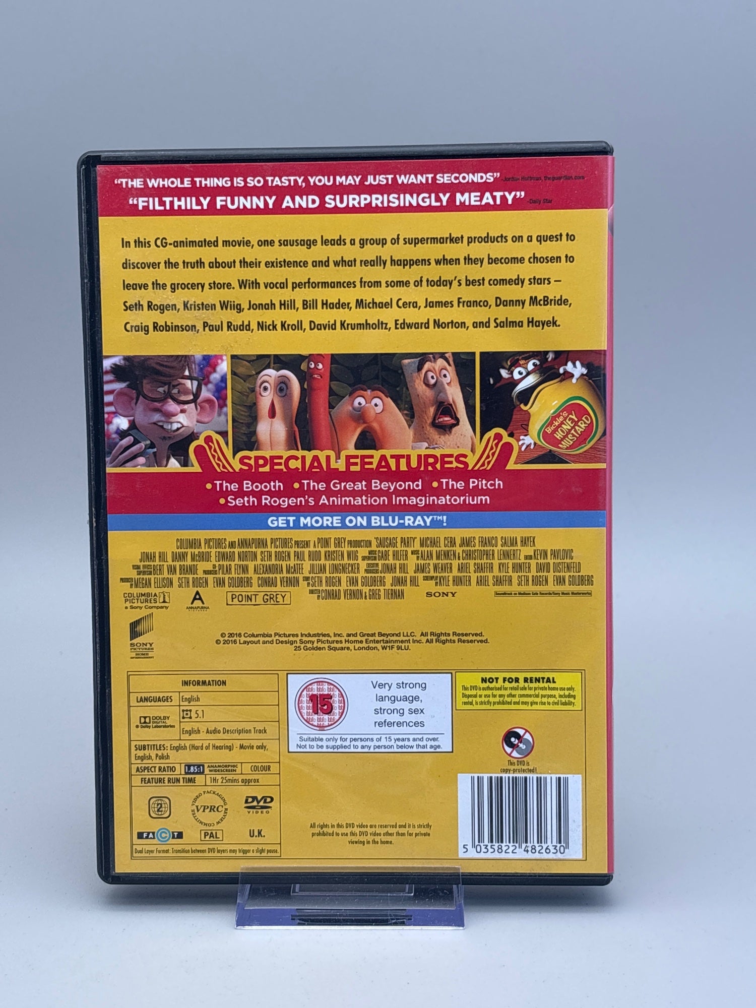 Sausage Party [region 2] - DVD