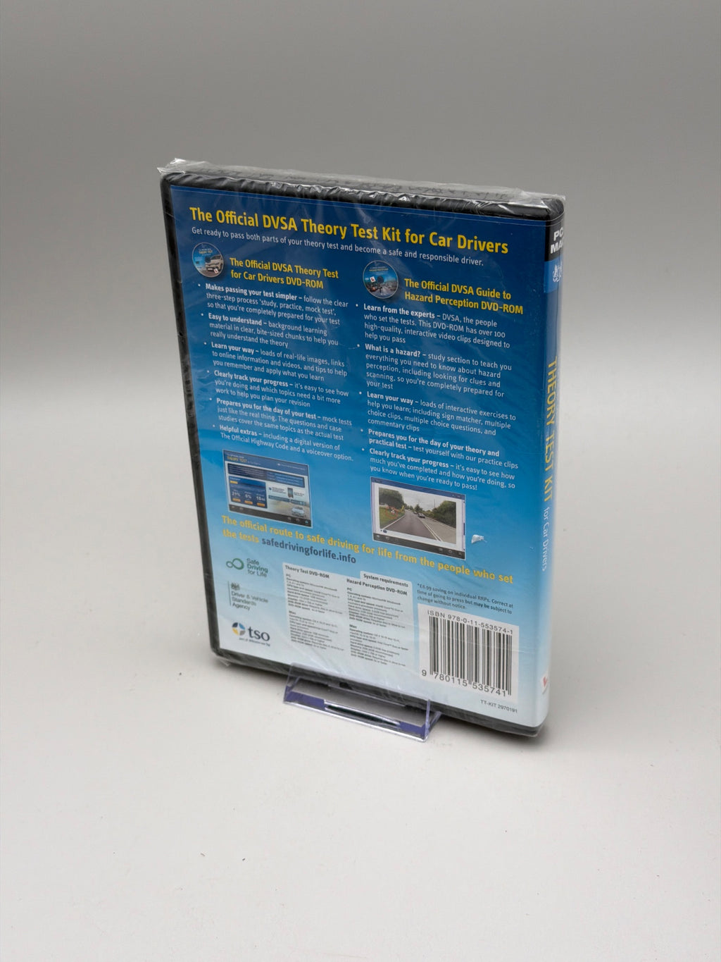 The official DVSA theory test KIT for car drivers pack