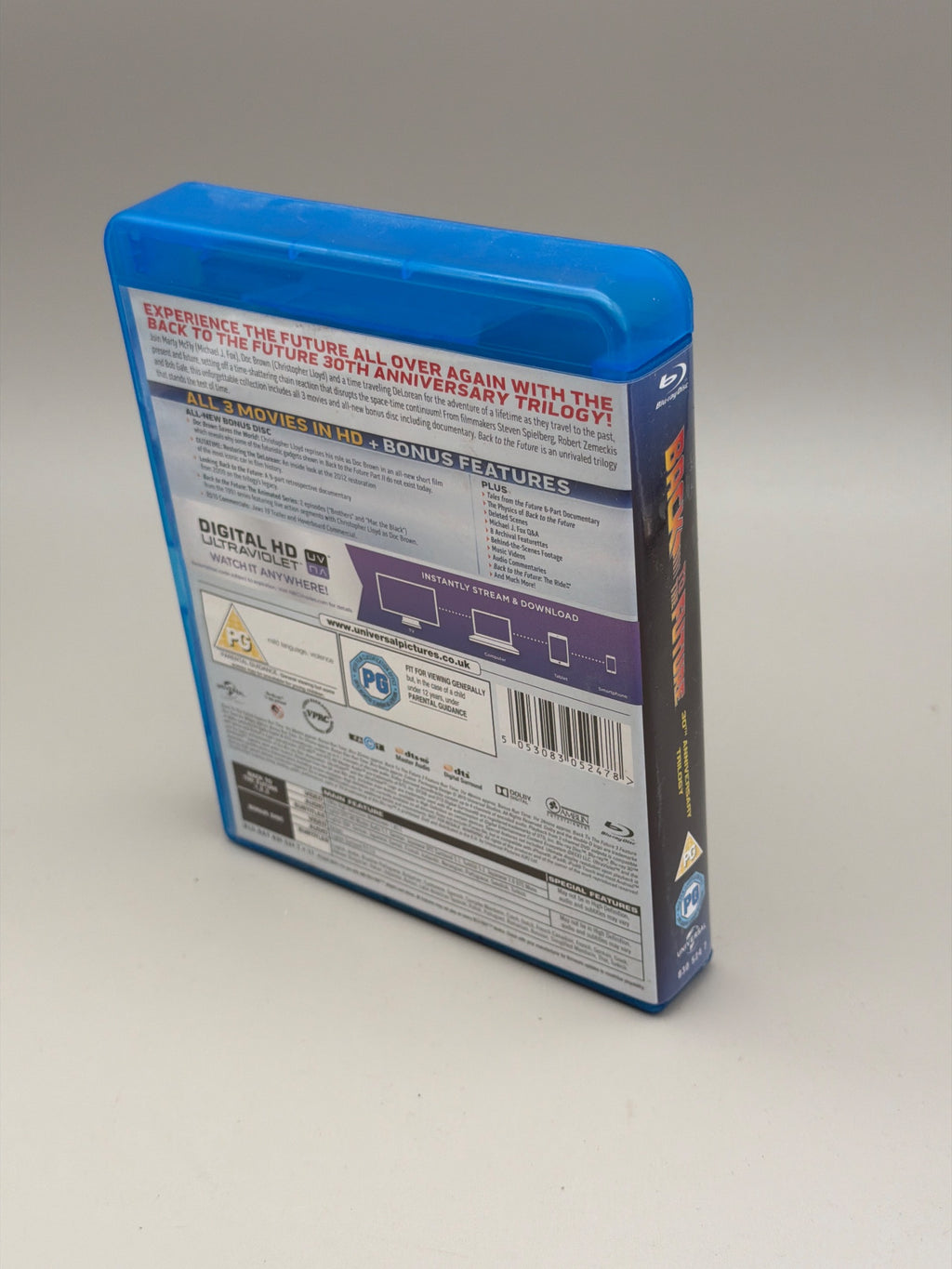 Back to the Future Trilogy (30th Anniversary Edition) - 4-Disc Blu Ray Box Set
