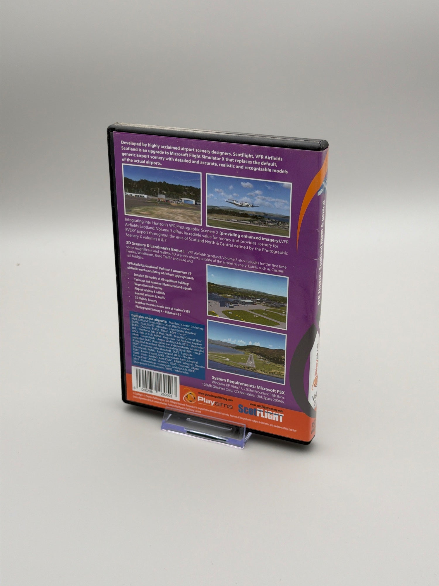 Vfr Airfields Scotland North & Central Vol. 3 Pc Add-on Flight Simulator X Fsx