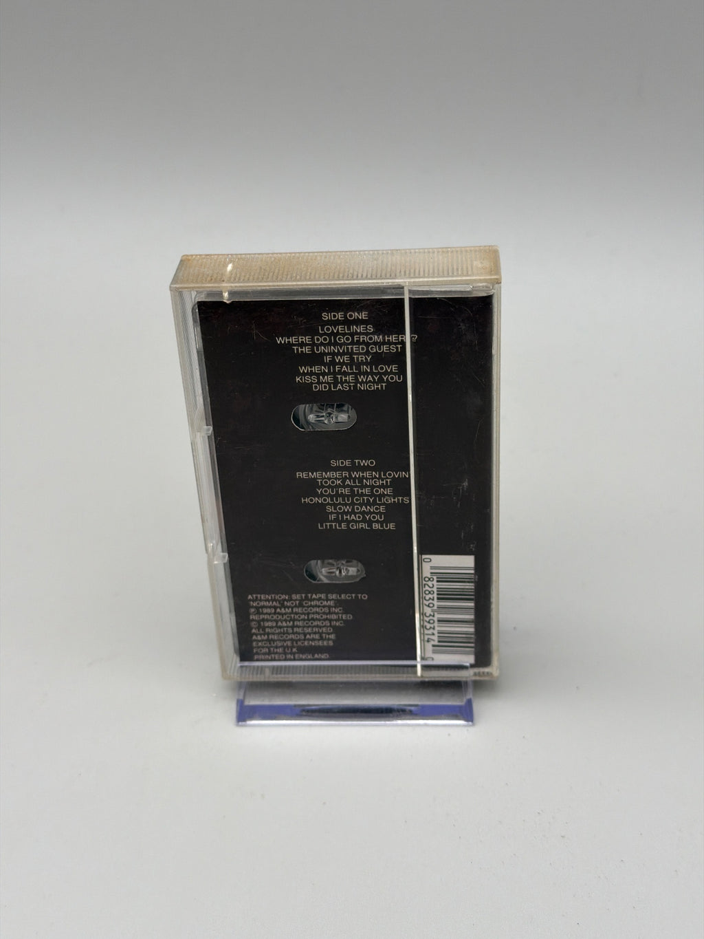 The Carpenters - Lovelines Cassette Tape