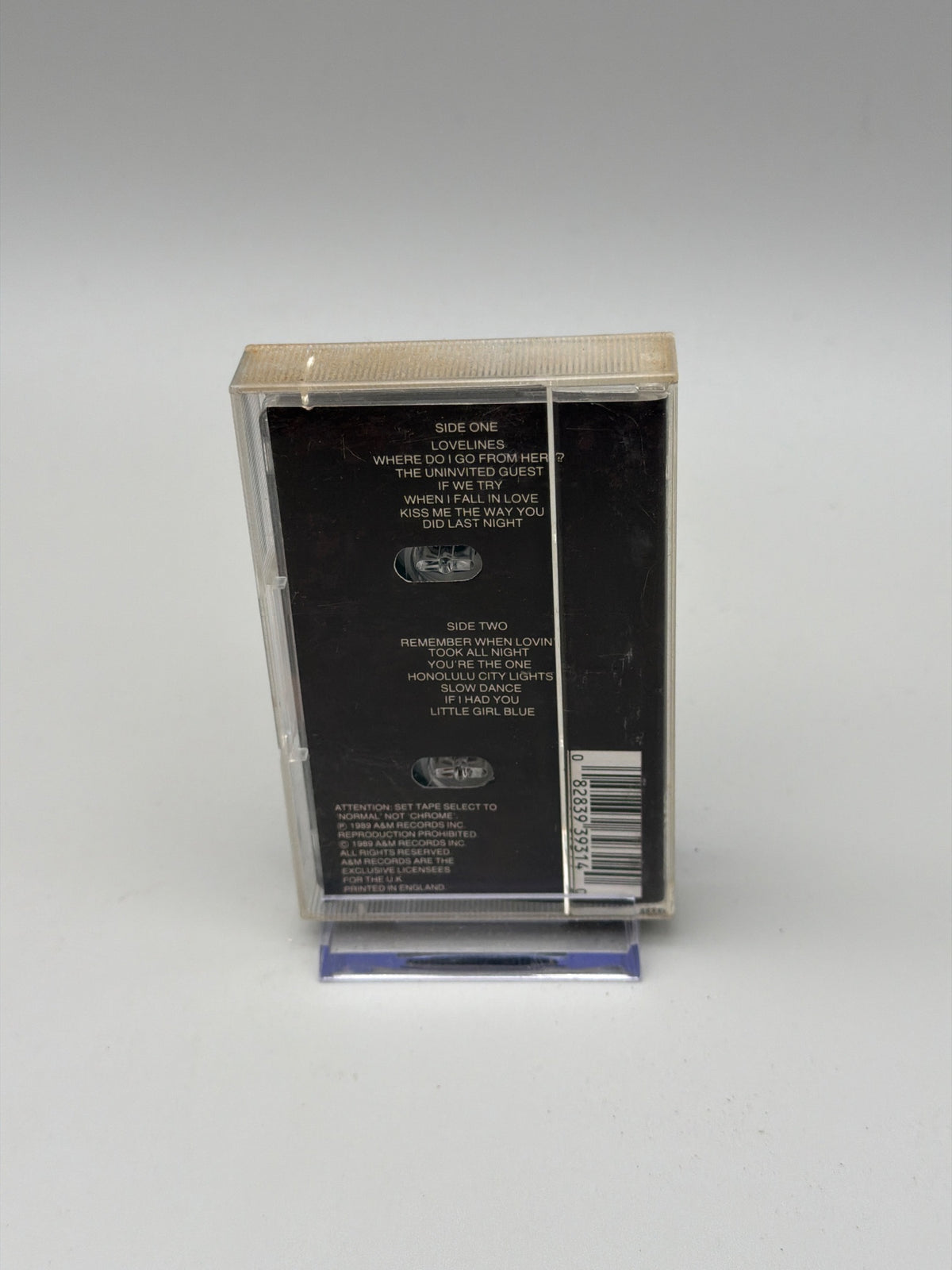 The Carpenters - Lovelines Cassette Tape