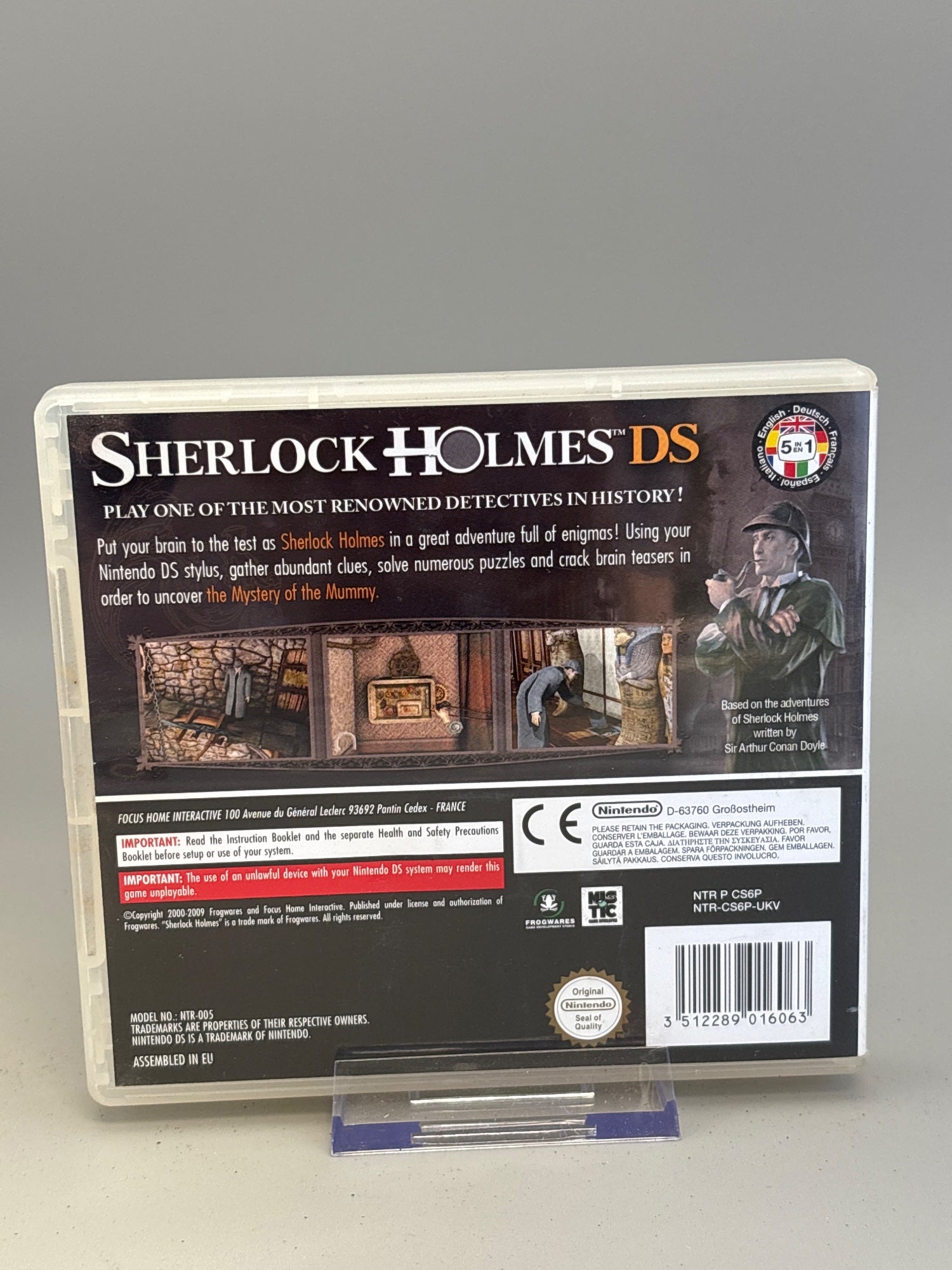 Sherlock Holmes: The Mystery Of The Mummy (Nintendo DS)