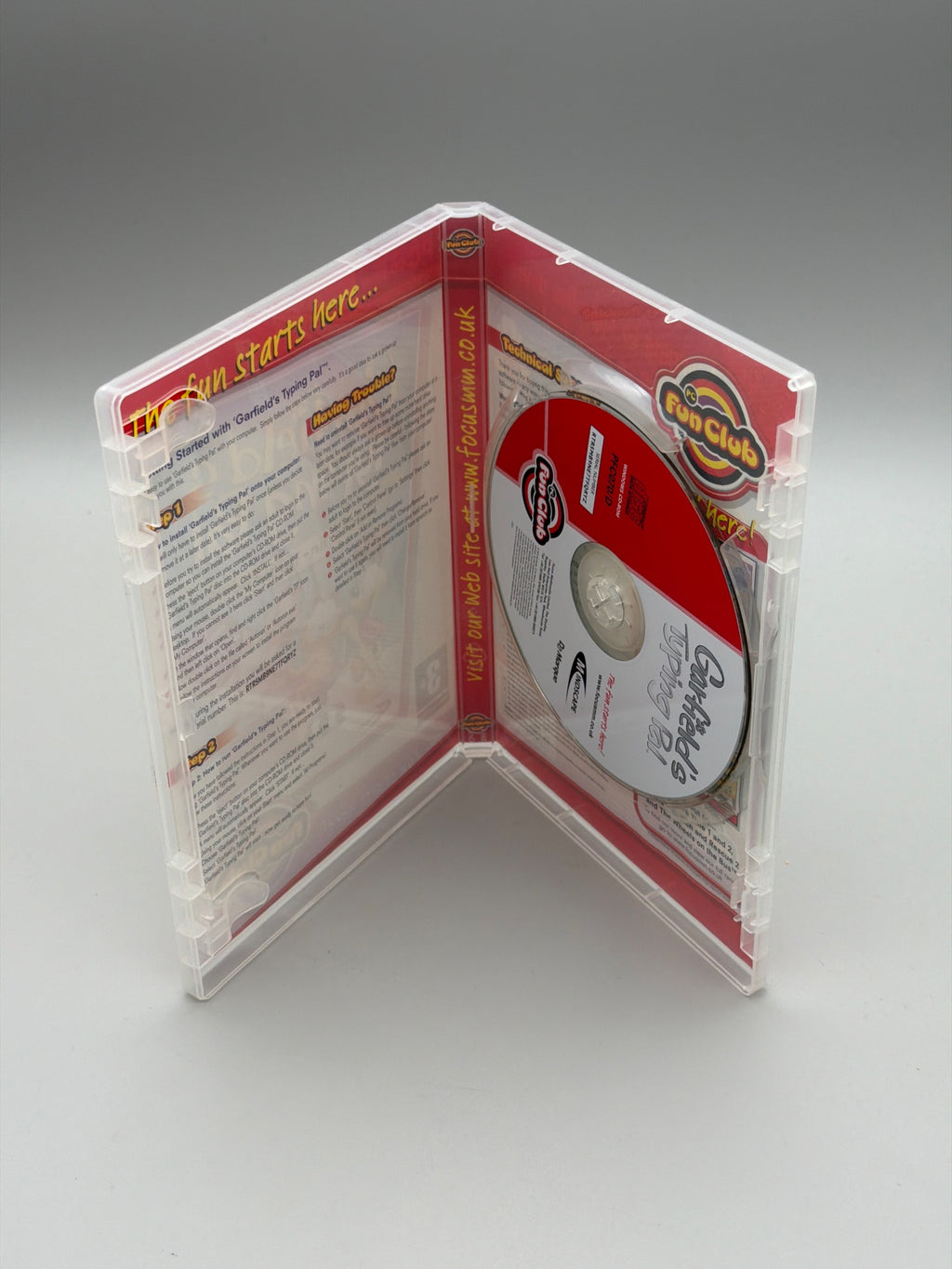 garfield's Typing Pal Typing Made Fun The Garfield Way Pc