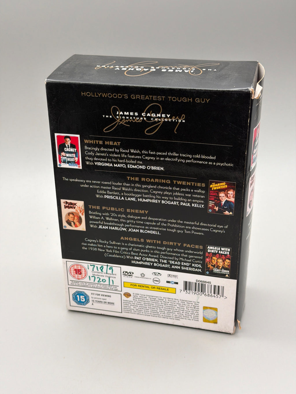 James Cagney: Signature Collection (dvd 2007, 4-discs) Angels/enemy/roaring/heat