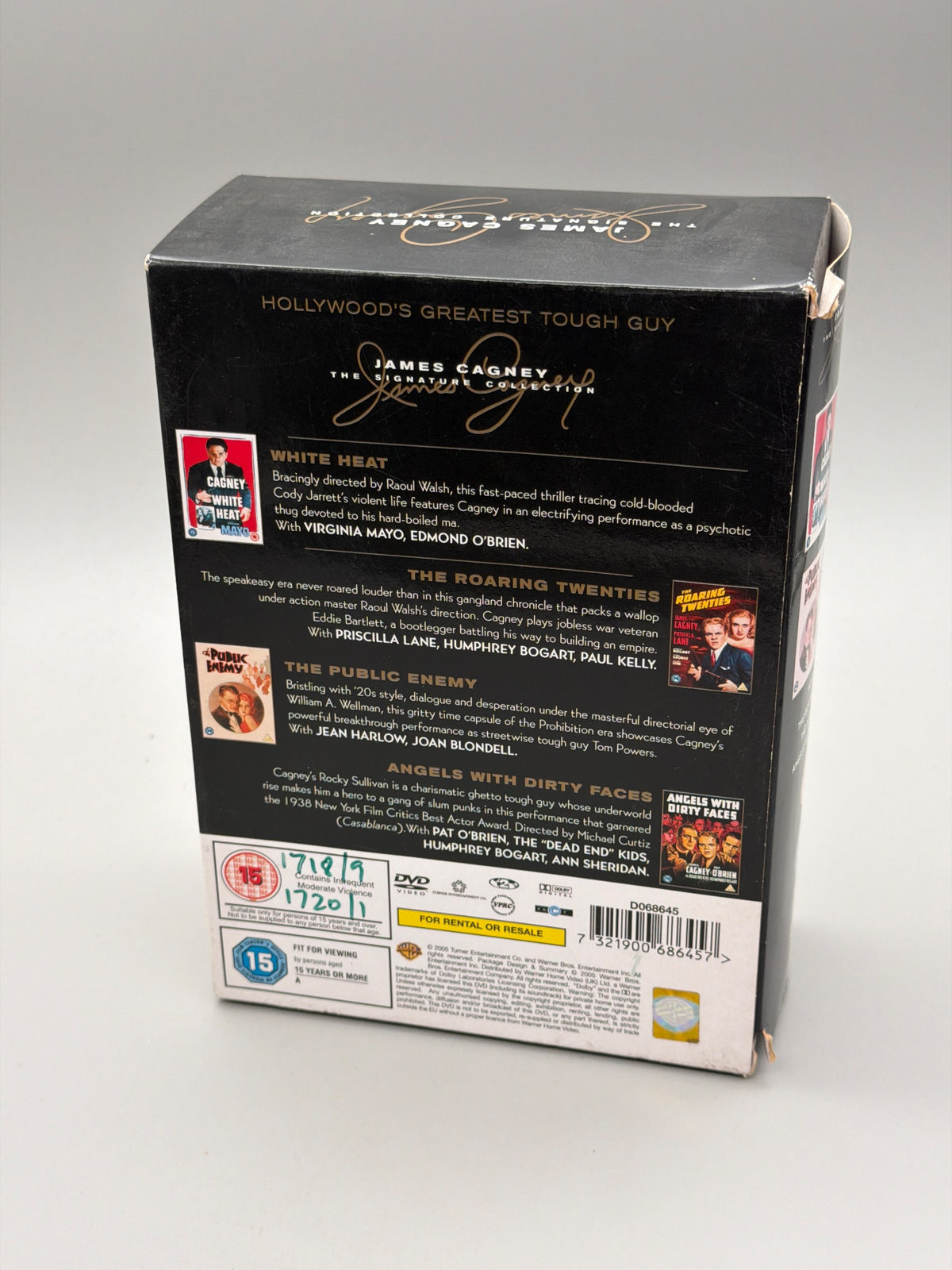 James Cagney: Signature Collection (dvd 2007, 4-discs) Angels/enemy/roaring/heat