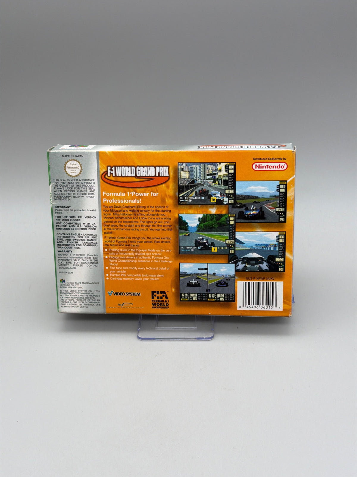 F-1 World Grand Prix - Nintendo 64 (Tested)