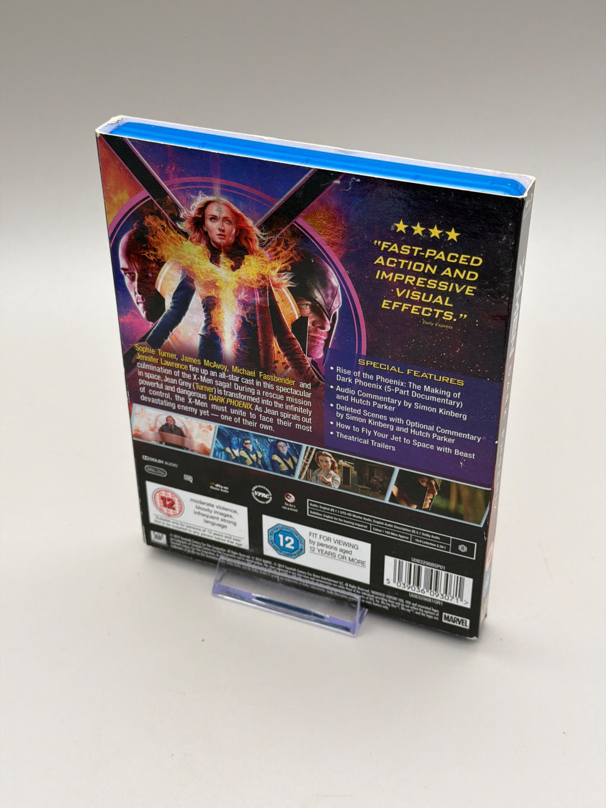 X-Men: Dark Phoenix (Blu-ray, 2019, Region Free)