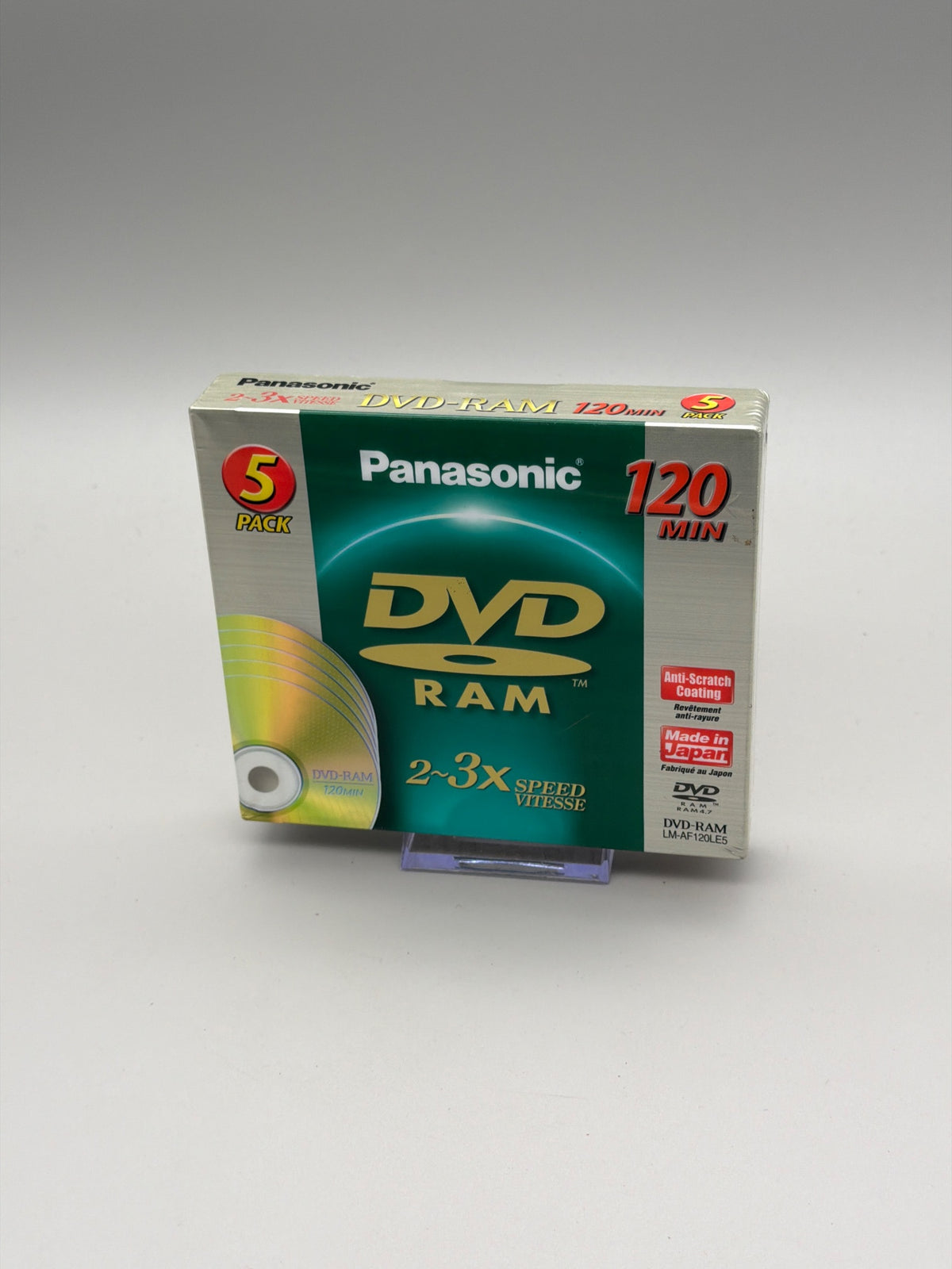 Brand Sealed Panasonic 5 Pack 120 Min