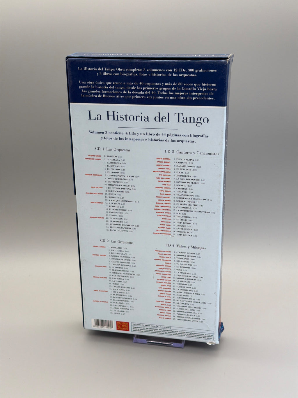 La Historia Del Tango Argentino Vol.3 (4cd)