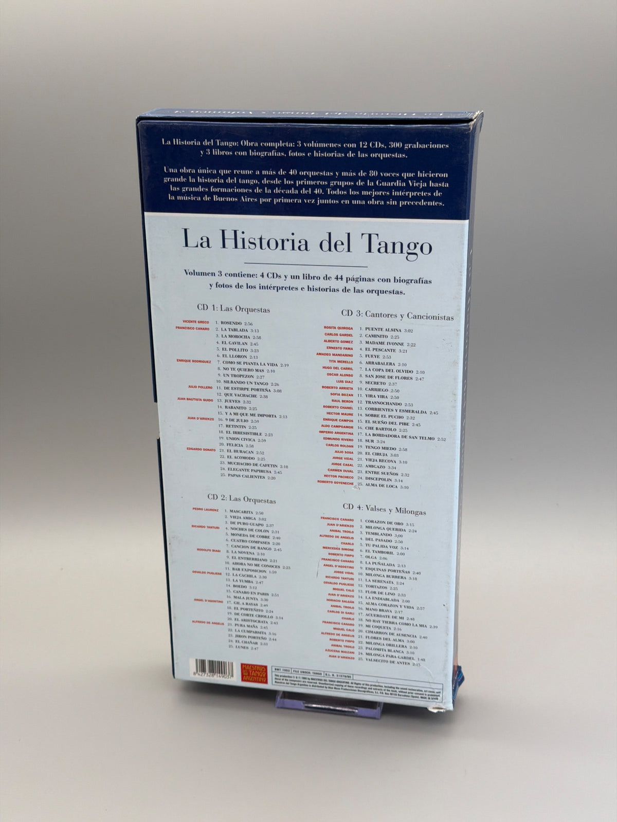 La Historia Del Tango Argentino Vol.3 (4cd)