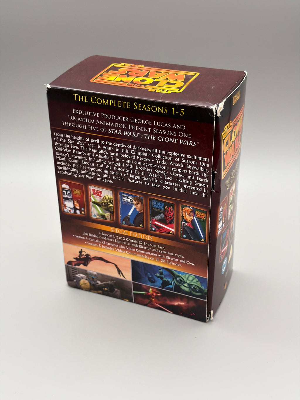 The Clone Wars: The Complete Series 1 - 5 (DVD)
