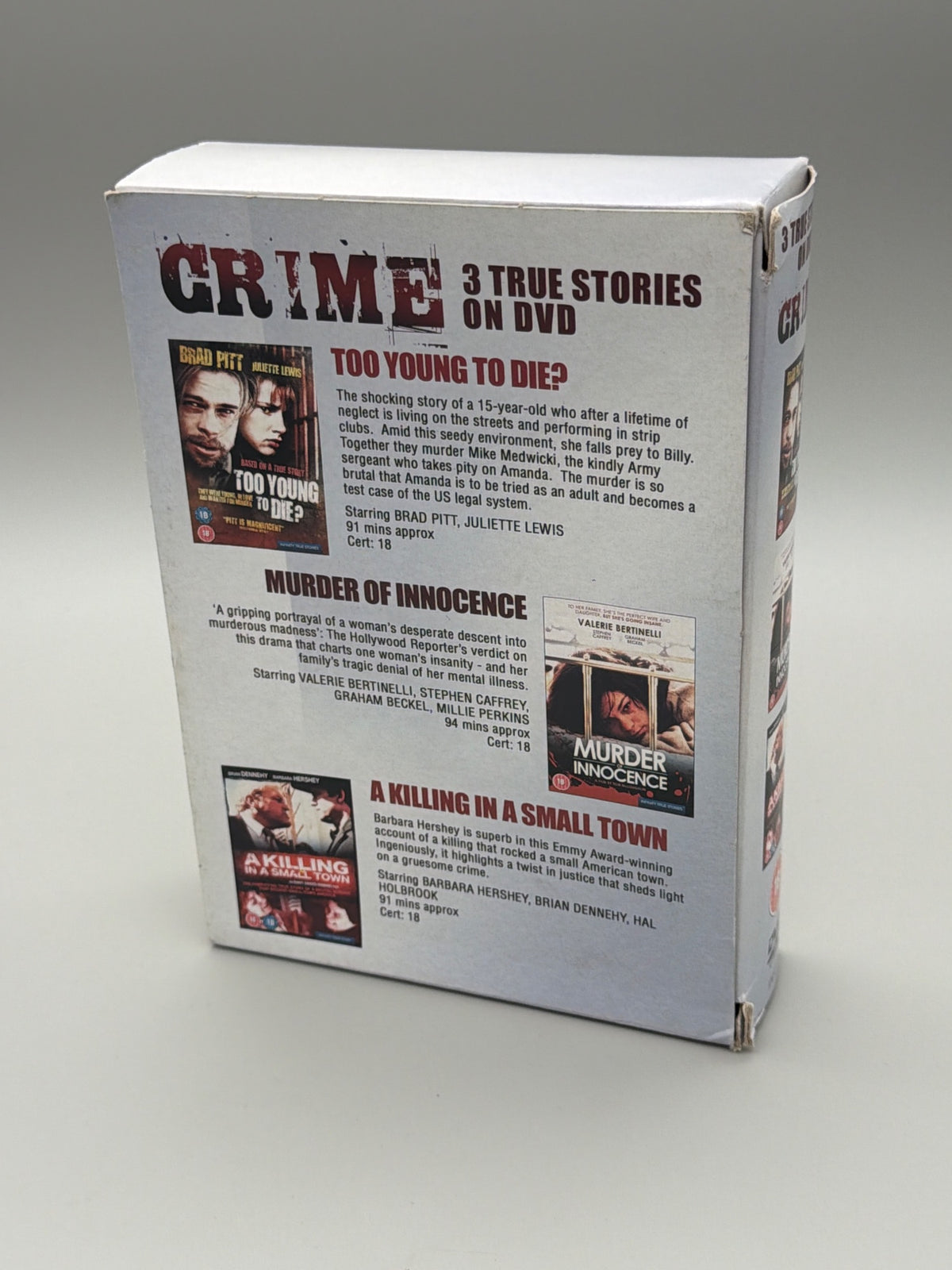 Crime: 3 True Stories on DVD (DVD Boxset)