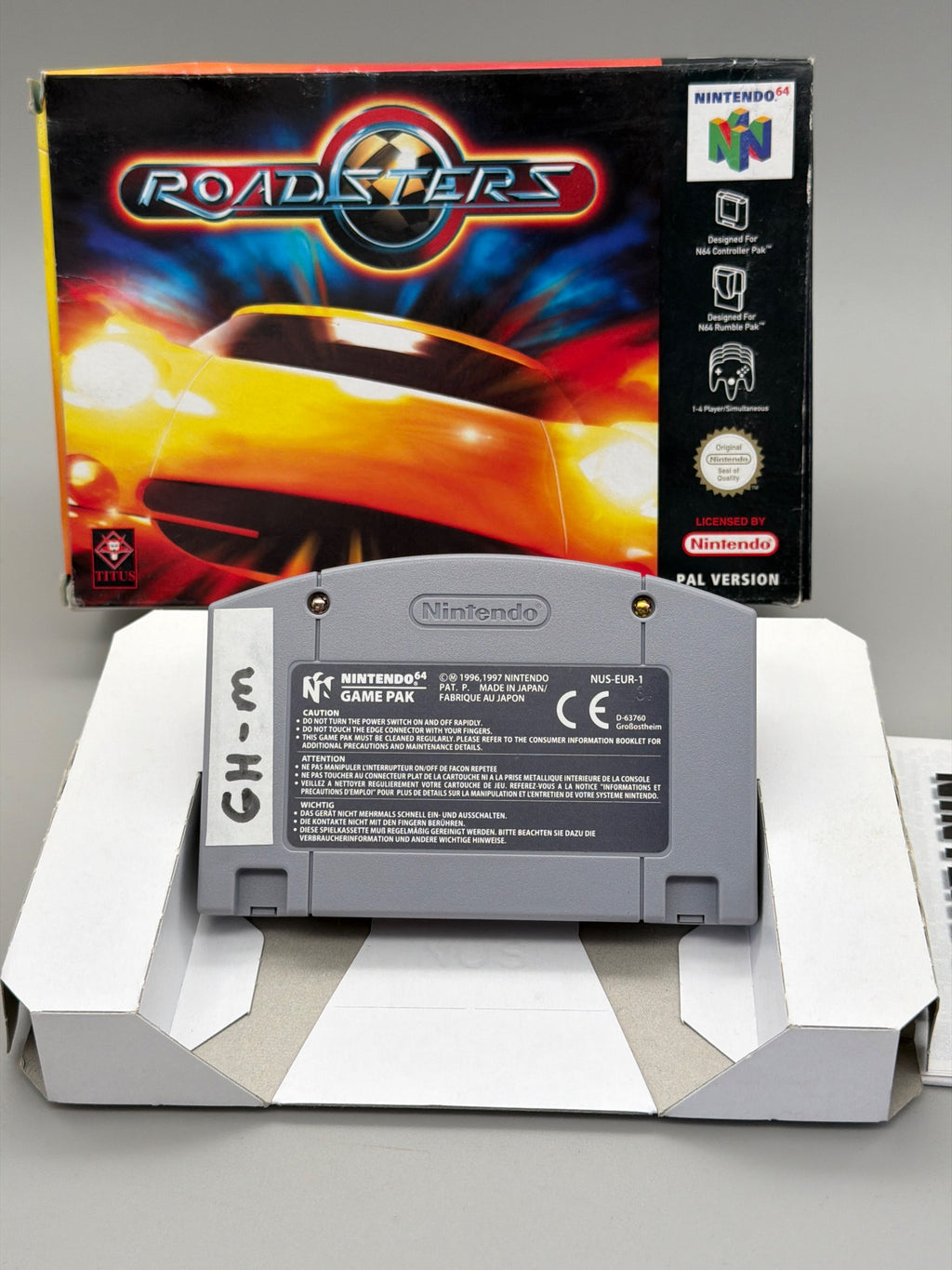 Nintendo 64 - Roadsters (N64 Tested)