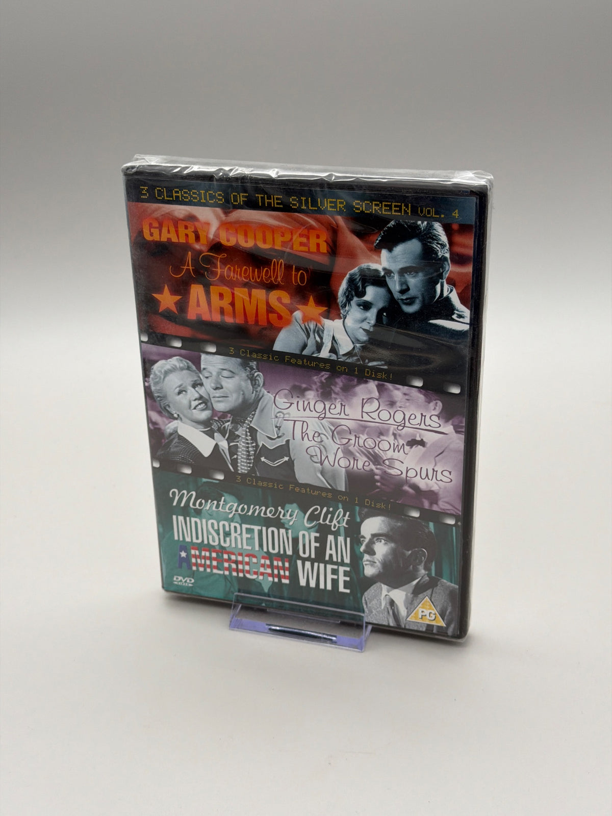 3 Classics Of The Silver Screen - Vol. 4 - A Farewell To Arms / The Groom Wore Spurs / Indiscretion Of An American Wife