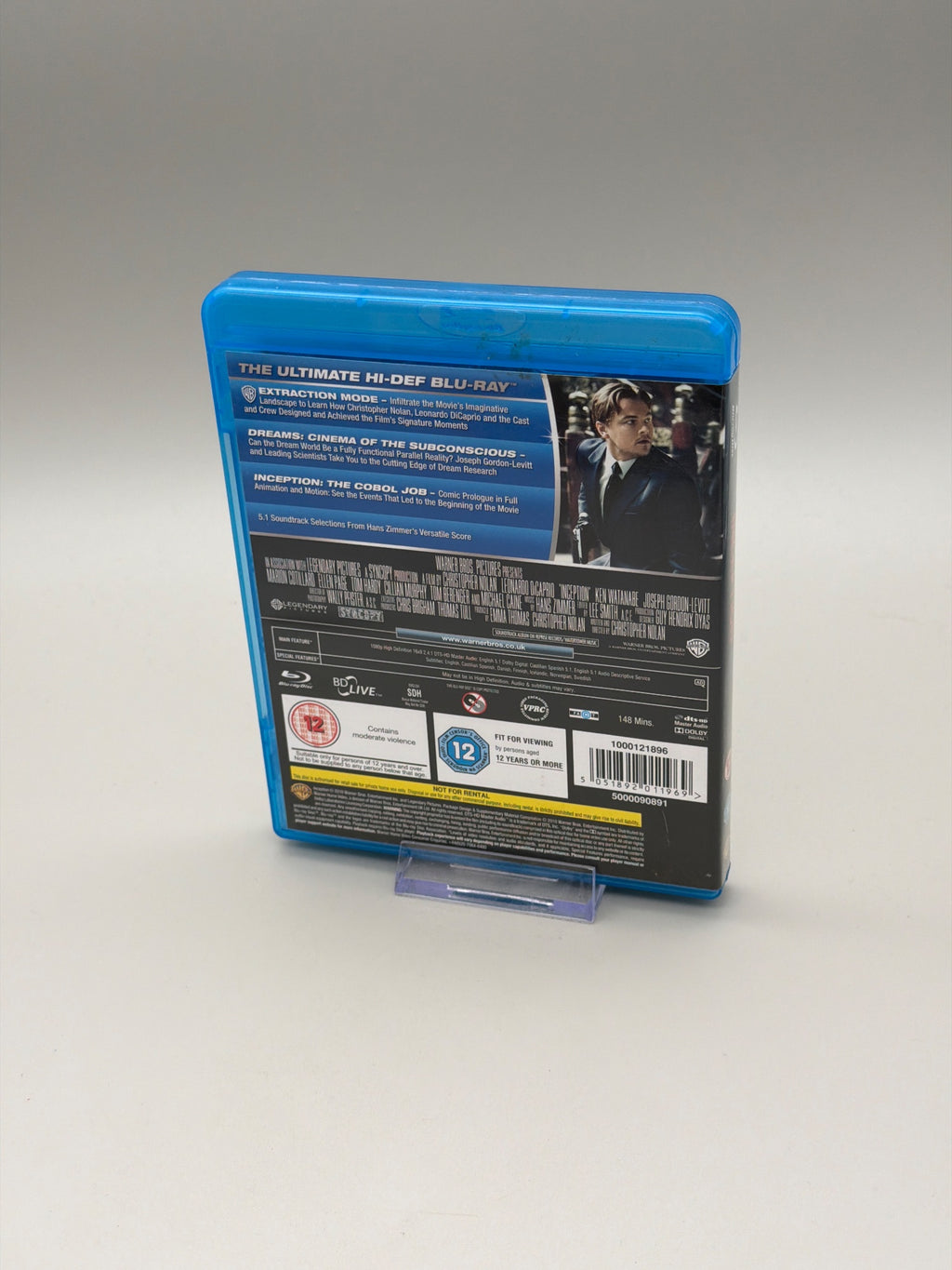 Inception [Blu-ray] [2010] [Region Free]