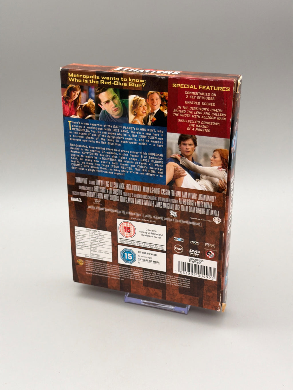 Smallville - The Complete Eighth Season [dvd] By Tom Welling,allison Mack.