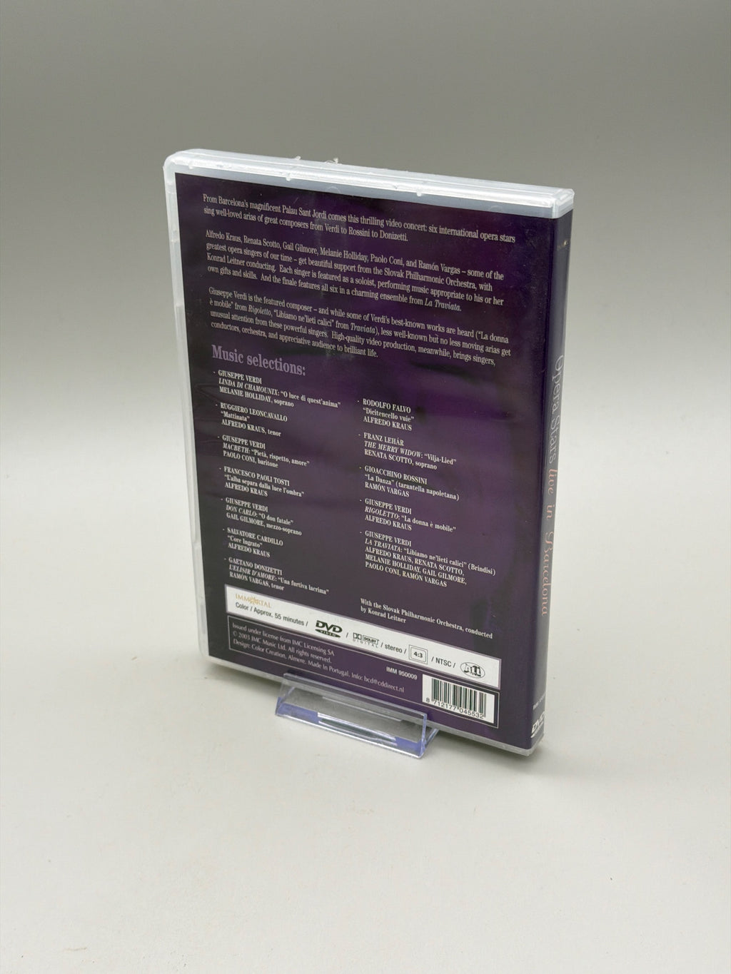 Opera Stars Live In Barcelona (dvd) Rare