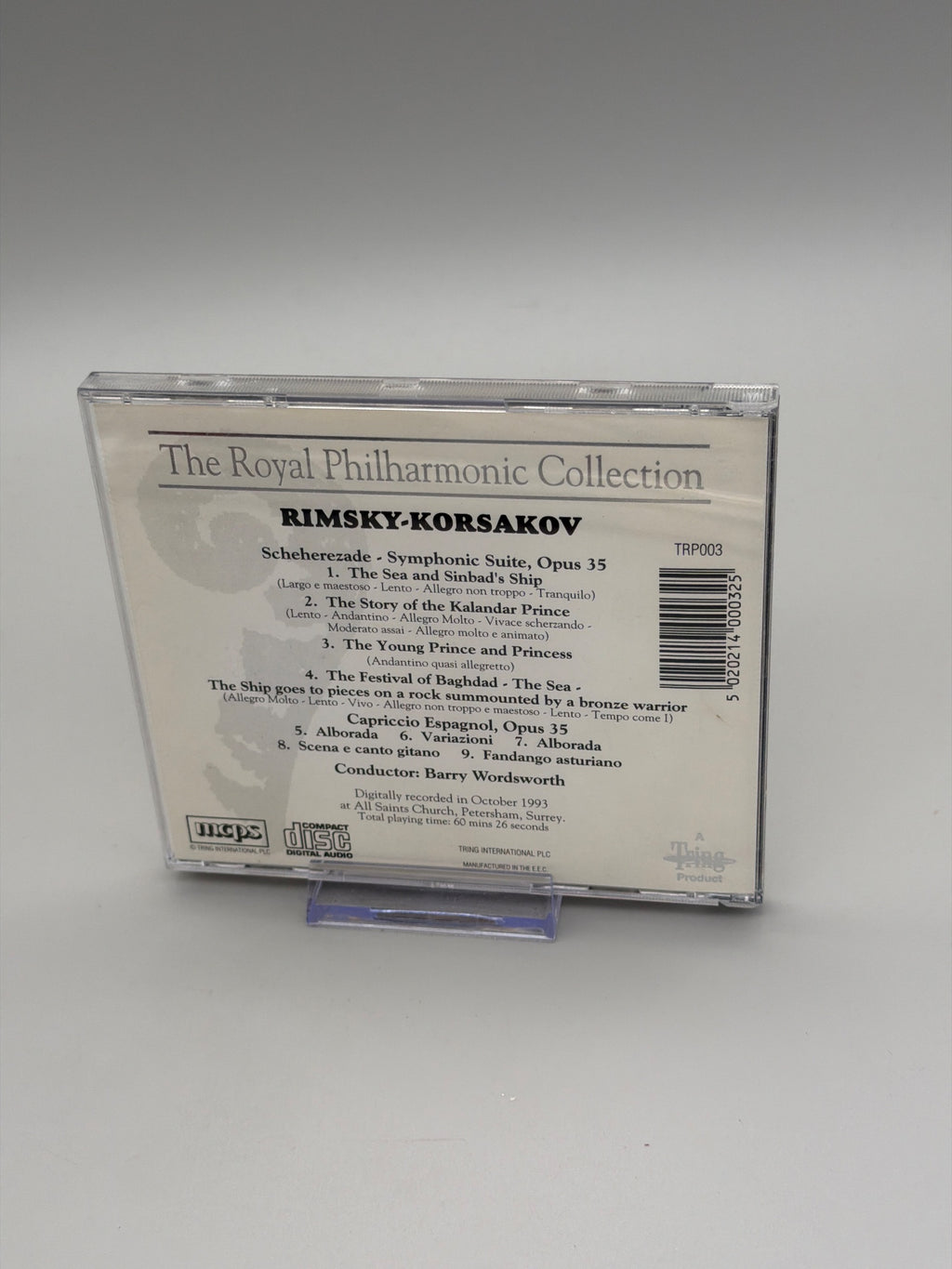 Rimsky-Korsakov: Orchestral Works Scheherezade Symphonic Suite, Opus 35, Capriccio Espangol Opus 34
