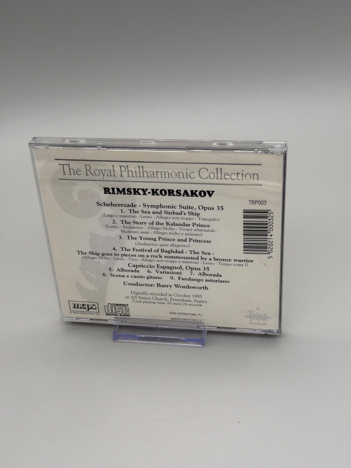 Rimsky-Korsakov: Orchestral Works Scheherezade Symphonic Suite, Opus 35, Capriccio Espangol Opus 34