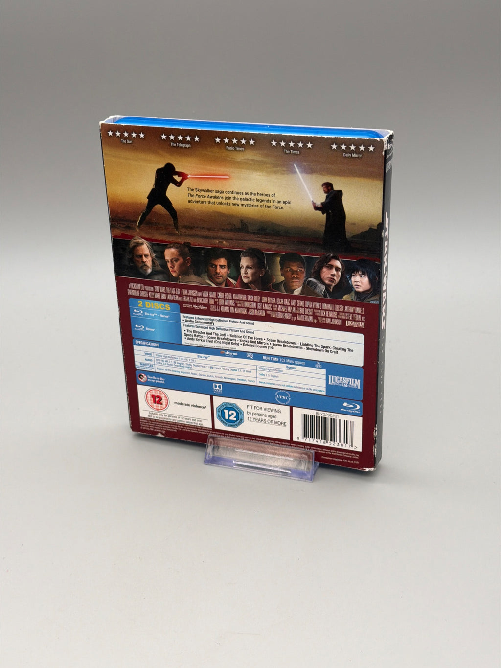 Star Wars: The Last Jedi - Limited Edition The First Order Sleeve [Blu-ray] [2017]