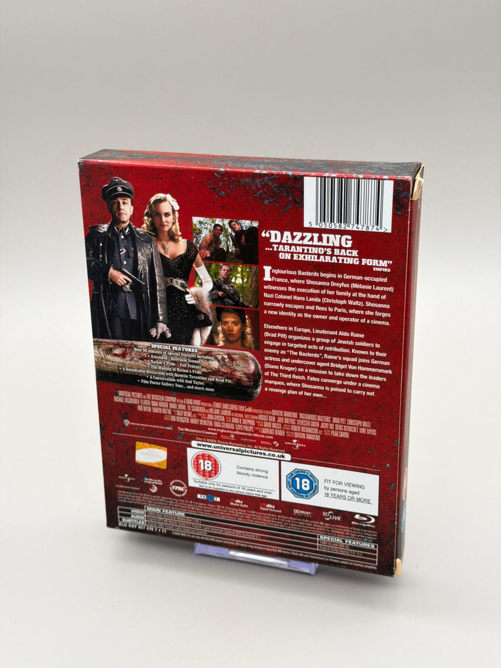 Inglourious Basterds Limited Edition [blu-ray] By Brad Pitt,diane Kruger.