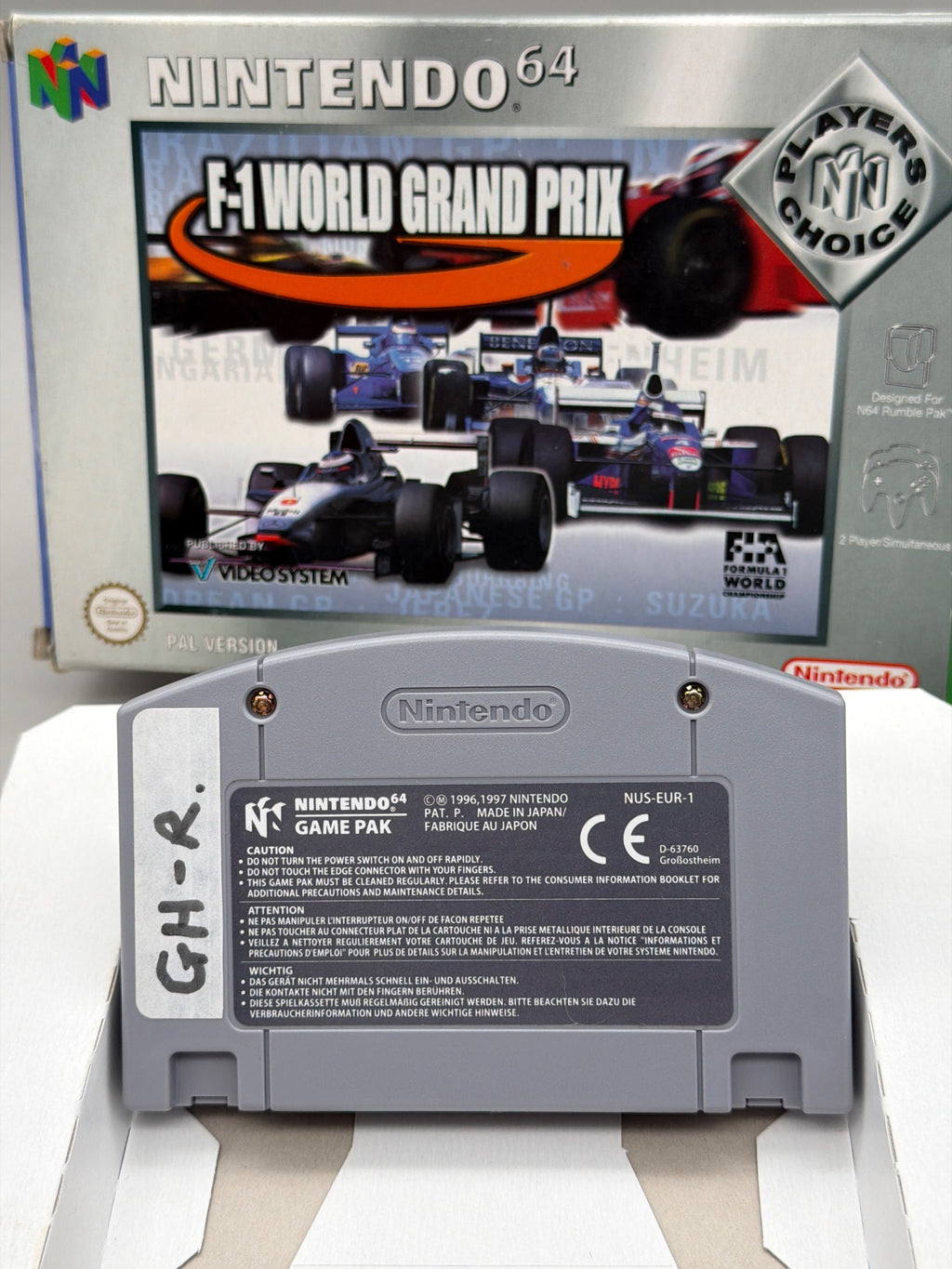 F-1 World Grand Prix - Nintendo 64 (Tested)