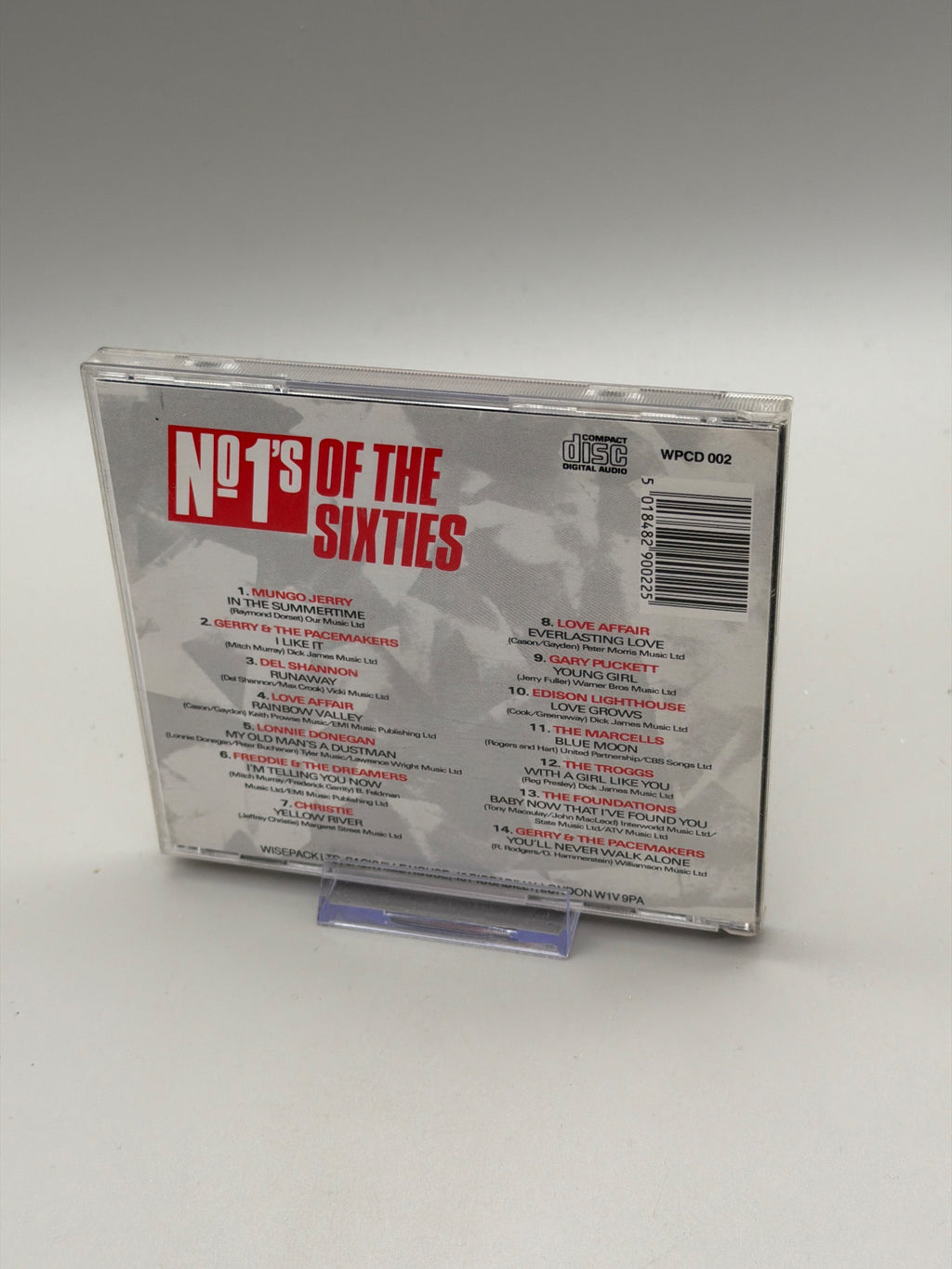 No. 1 Hits Of The 60's (14 Tracks).