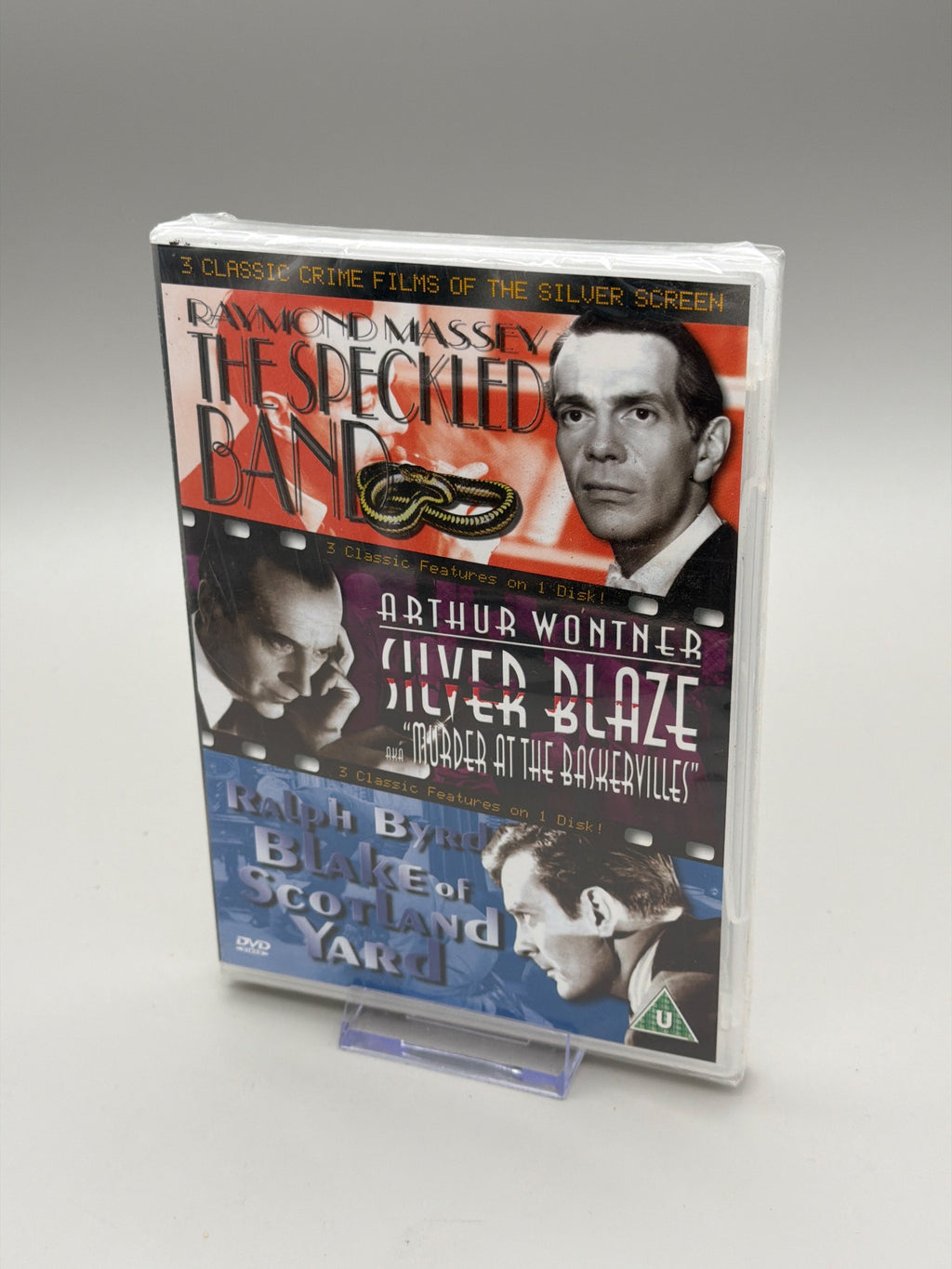 3 Classic Crime Films Of The Silver Screen - The Speckled Band / Silver Blaze / Blake Of Scotland Yard